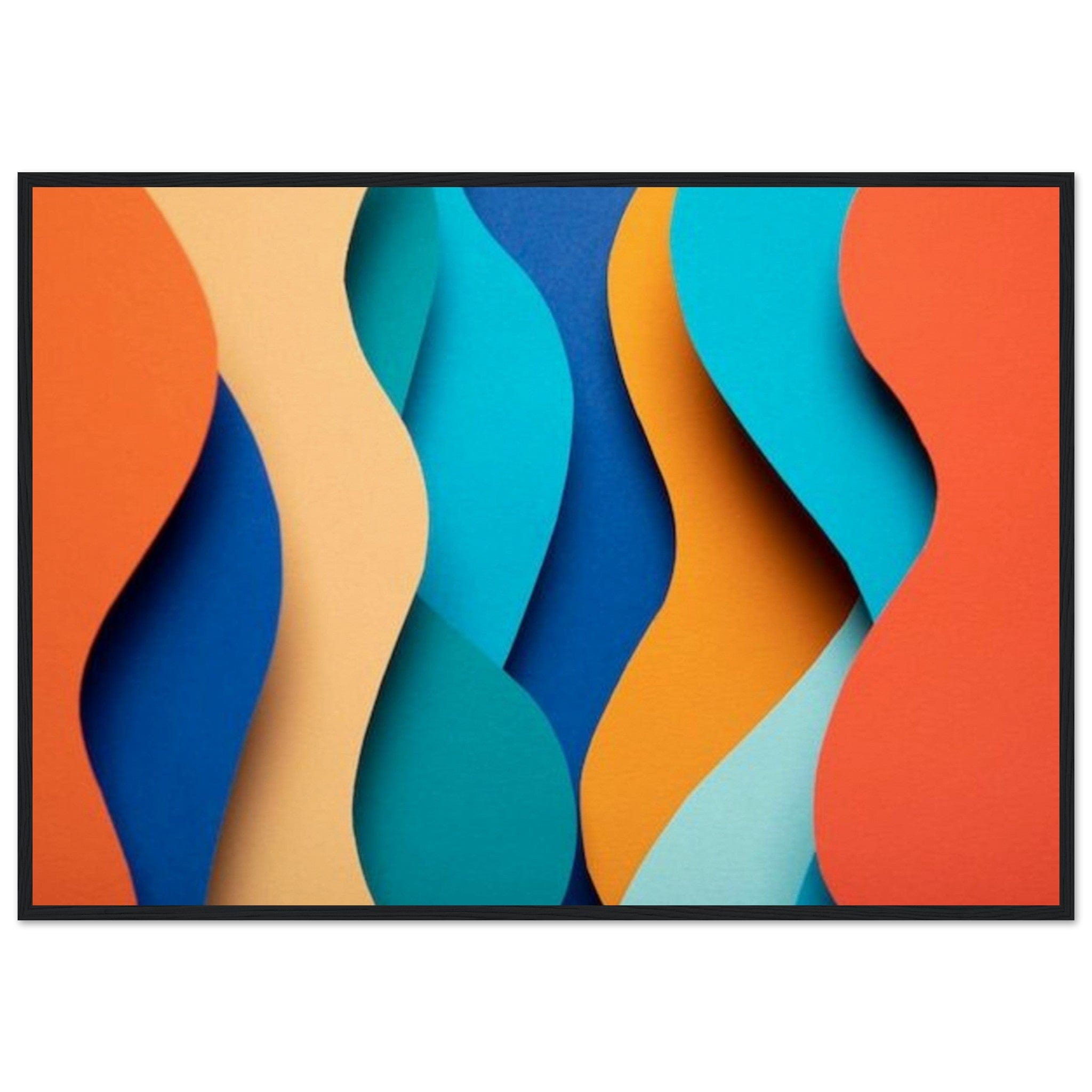 Gelato Print Material 70x100 cm / 28x40″ Tableau Panoramique Abstrait