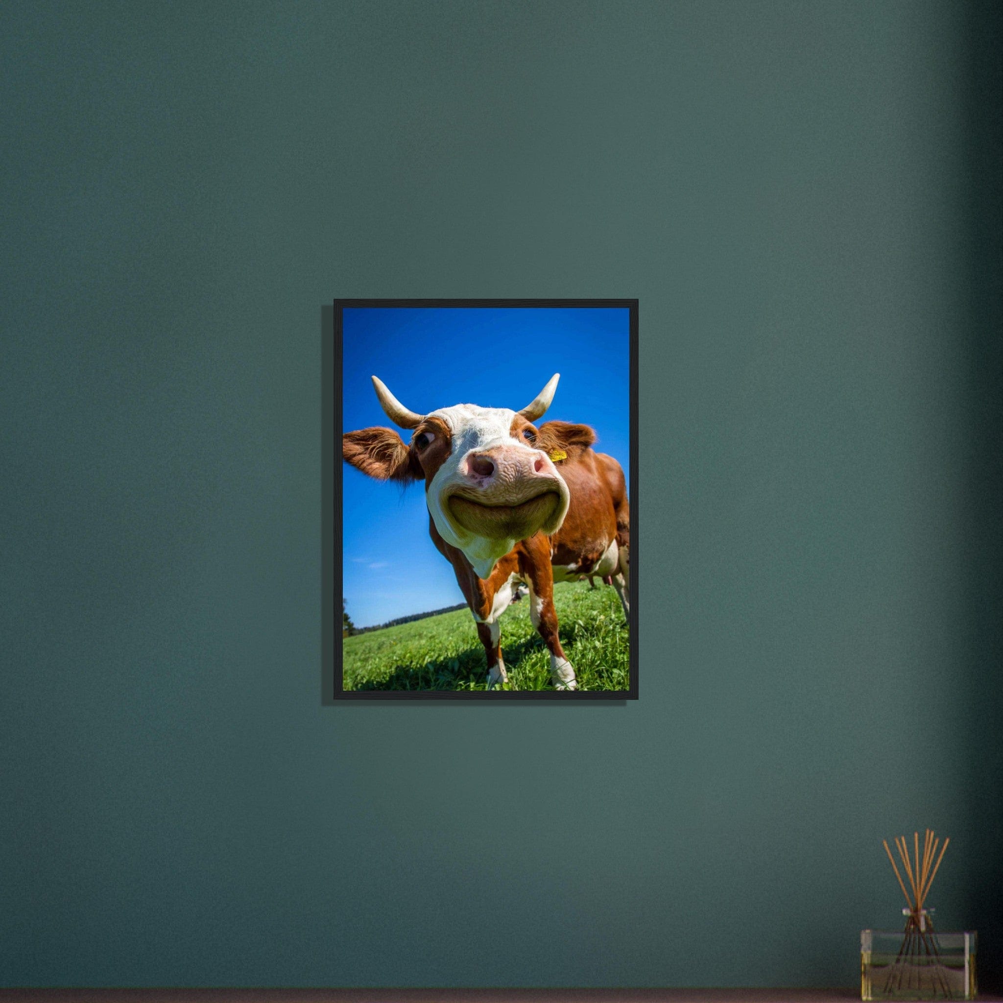 Canvanation Print Material Tableau Vache Rigolote