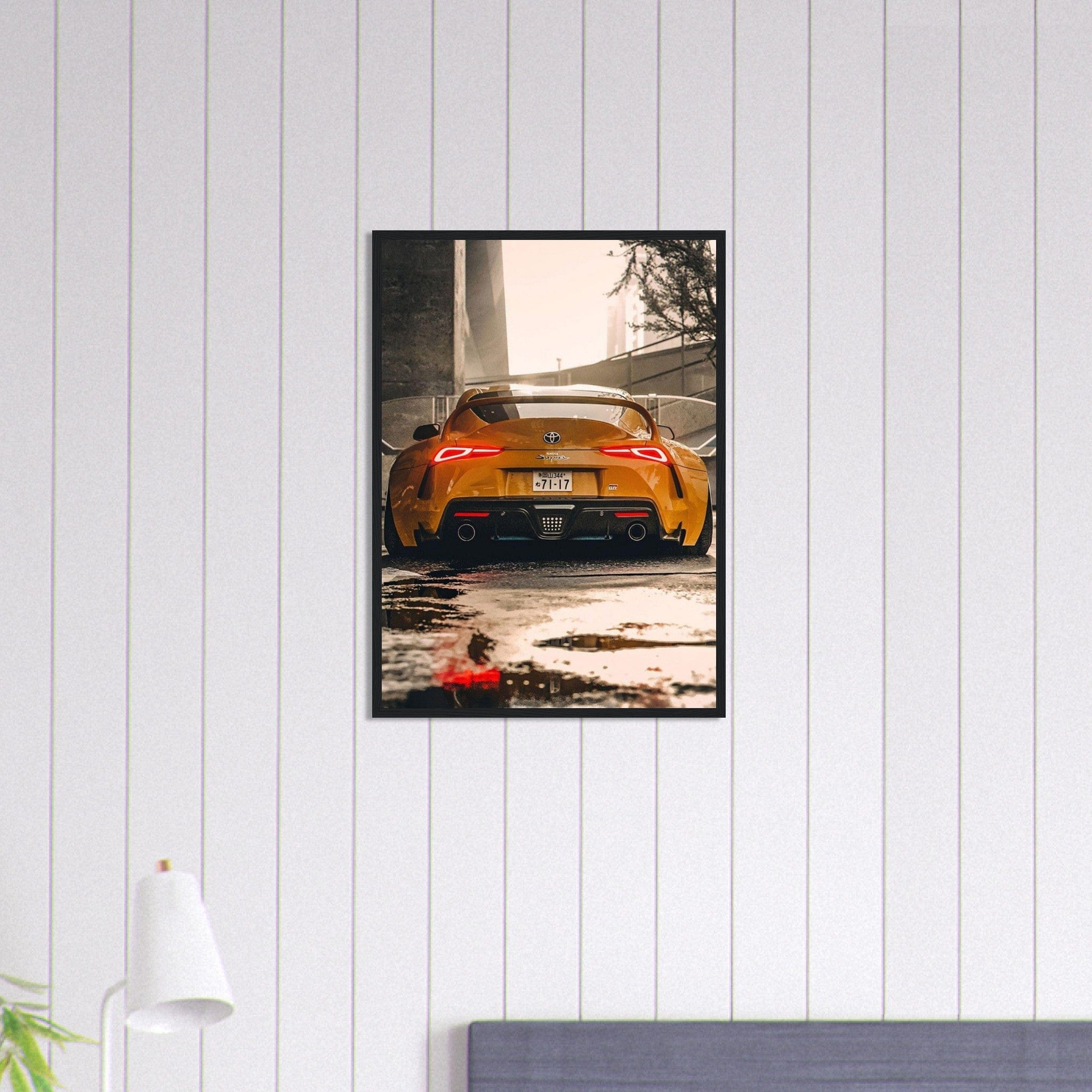 Canvanation Print Material 50x70 cm / 20x28″ Tableau Voiture Supra Cupra De Dos