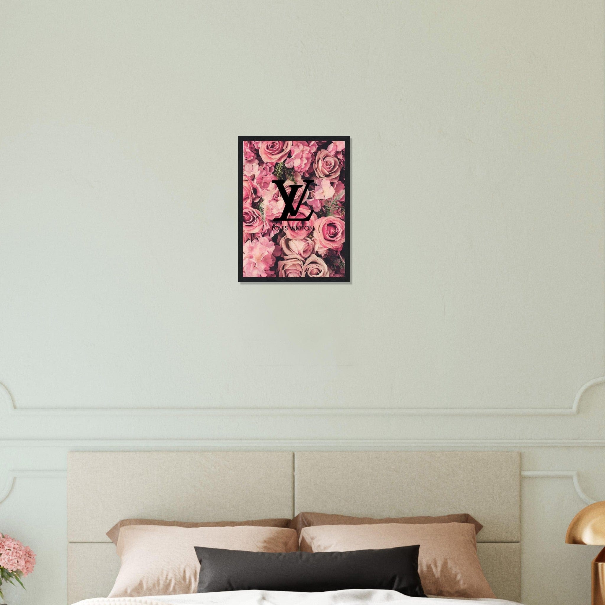 Canvanation Print Material 30x40 cm / 12x16″ Tableau Louis Vuitton Roses