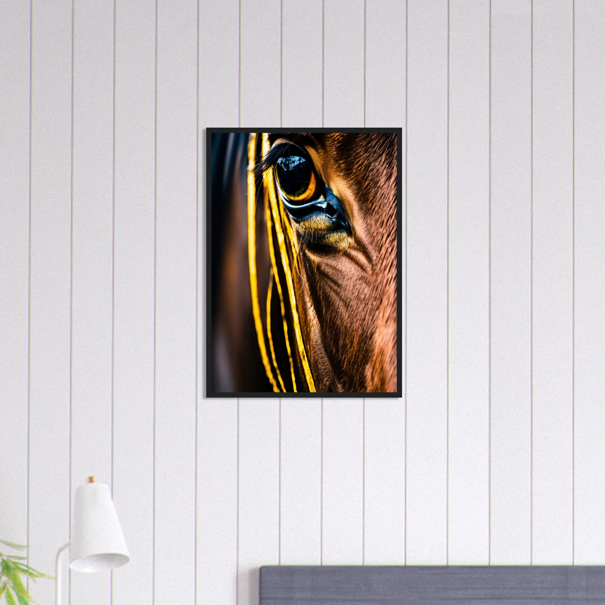 Canvanation Print Material 50x70 cm / 20x28″ Tableau Cheval Splendeur Sauvage