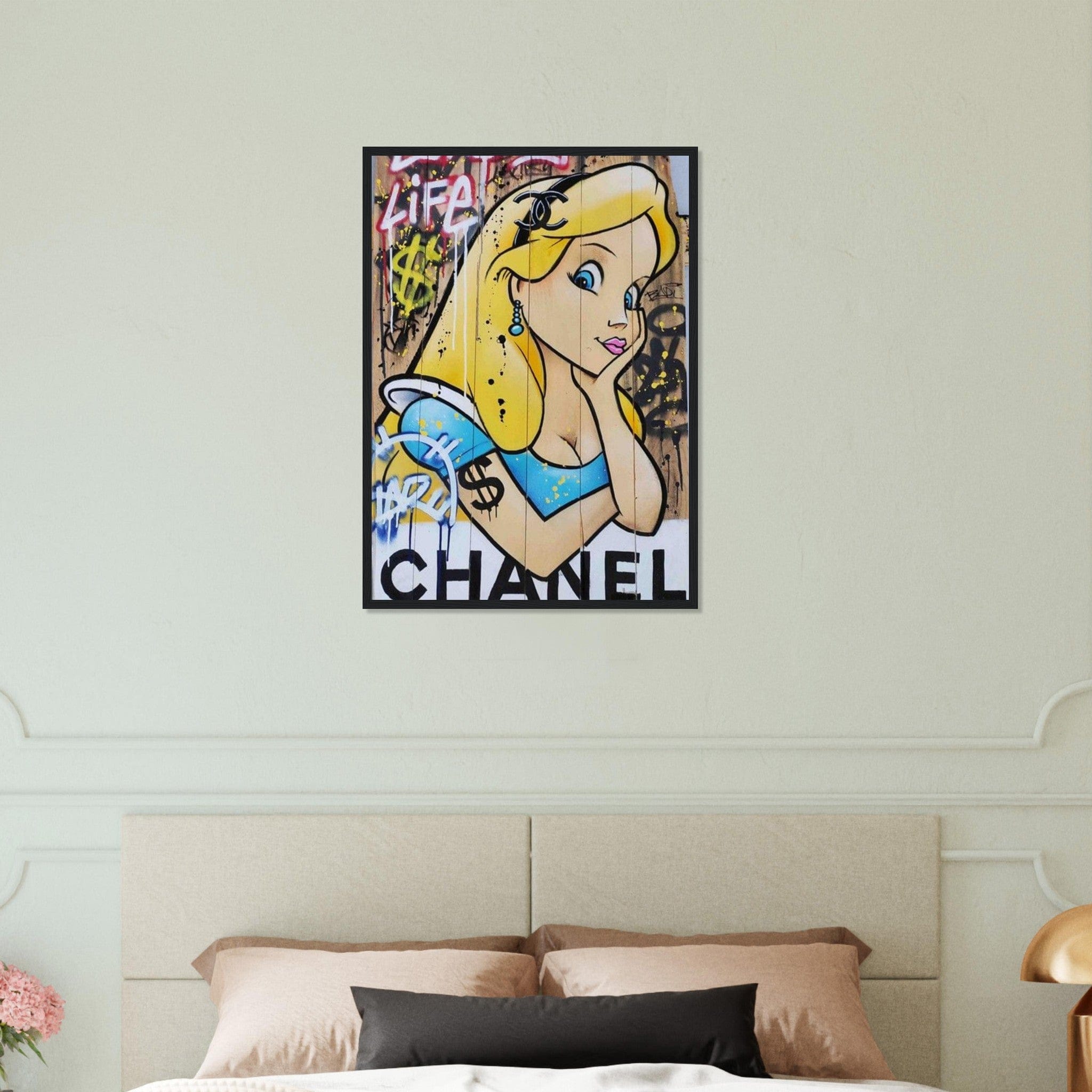 Canvanation Print Material 50x70 cm / 20x28″ Tableau Street Art Chanel