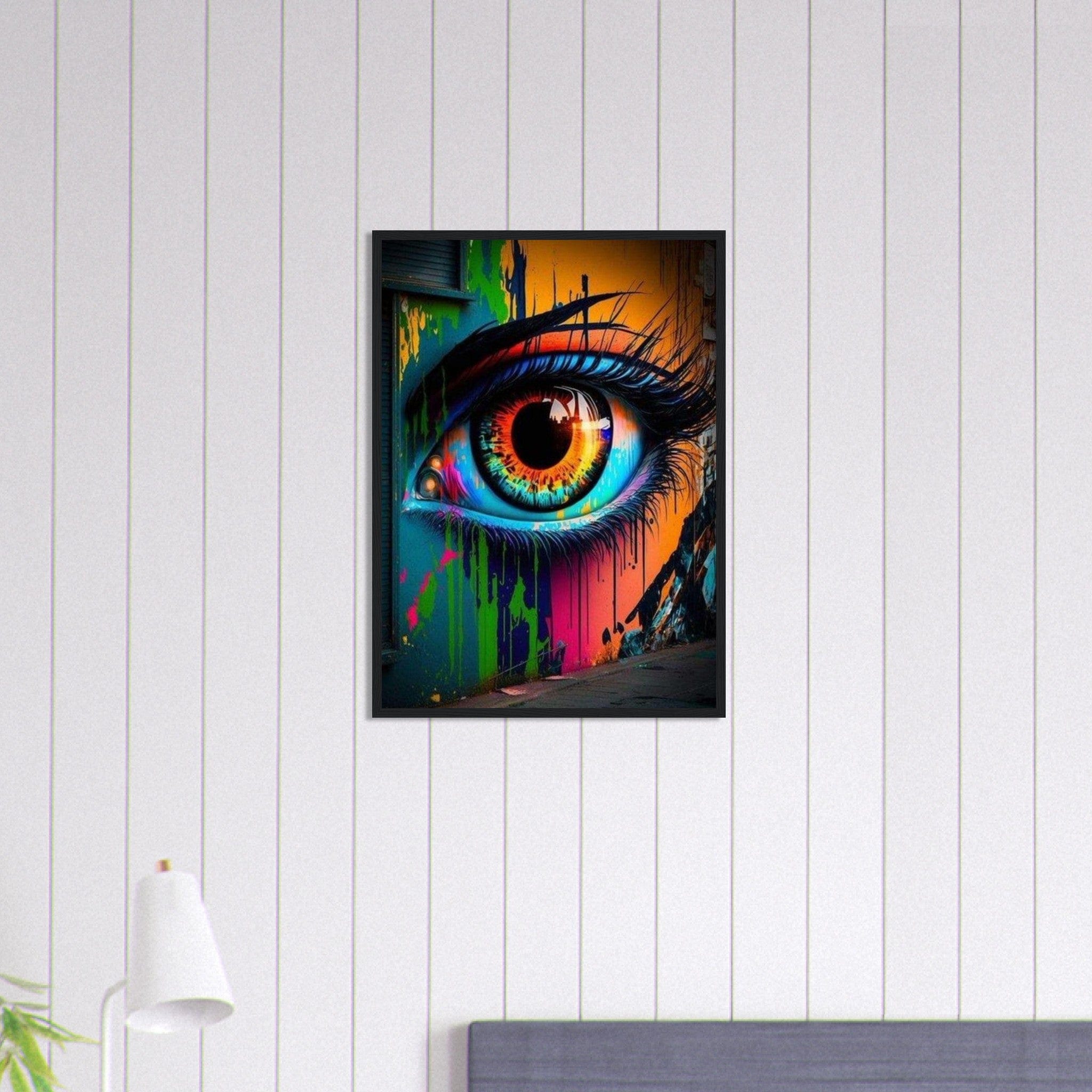 Canvanation Print Material 50x70 cm / 20x28″ Tableau Street Art Oeil