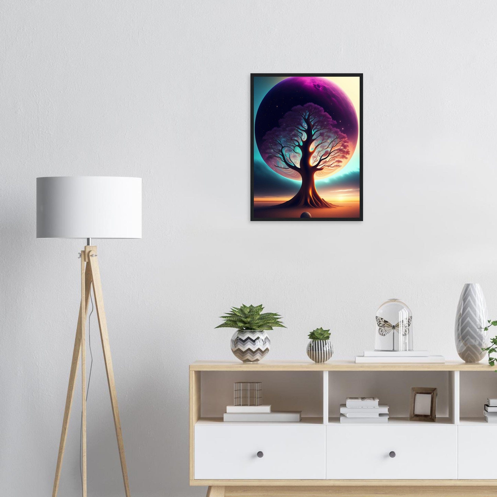 Canvanation Print Material Tableau Arbre De Vie Force de la Nature