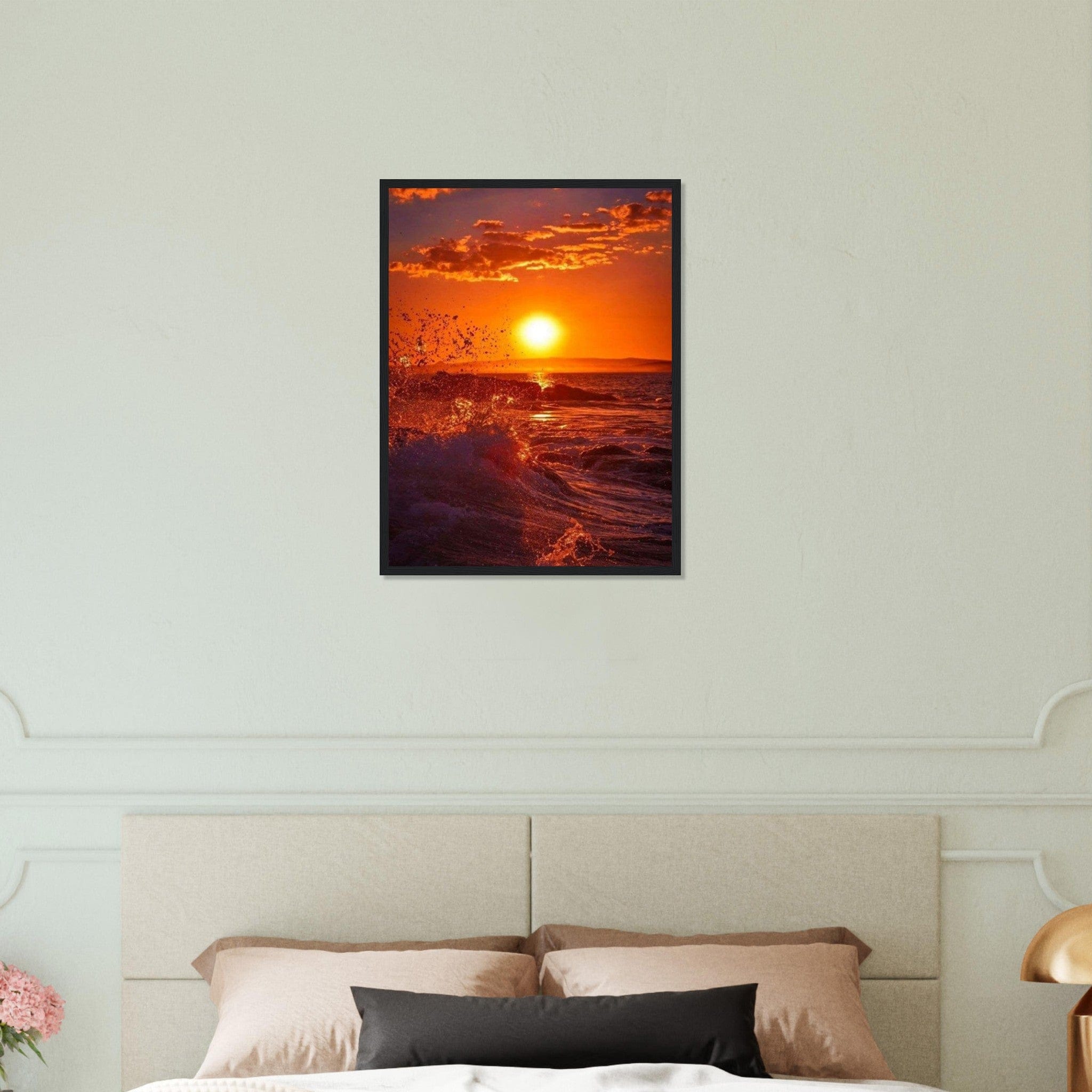 Gelato Print Material Tableau Coucher De Soleil Connu