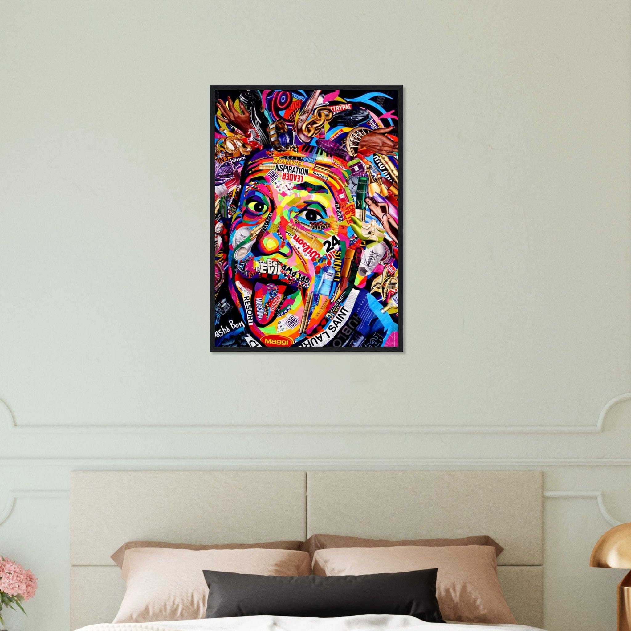 Canvanation Print Material 50x70 cm / 20x28″ Tableau Einstein Street Art