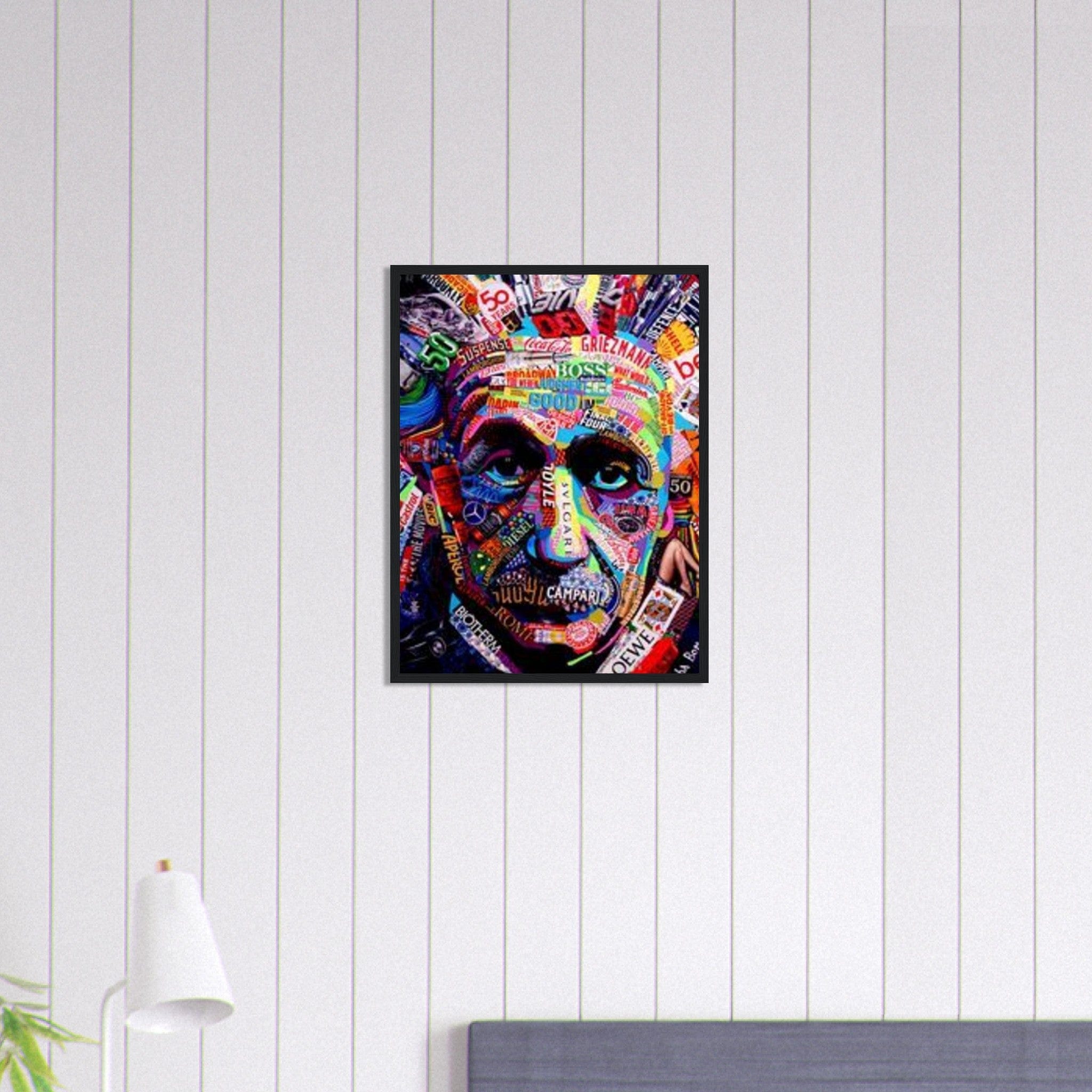 Canvanation Print Material Tableau Street Art La Folie Einstein