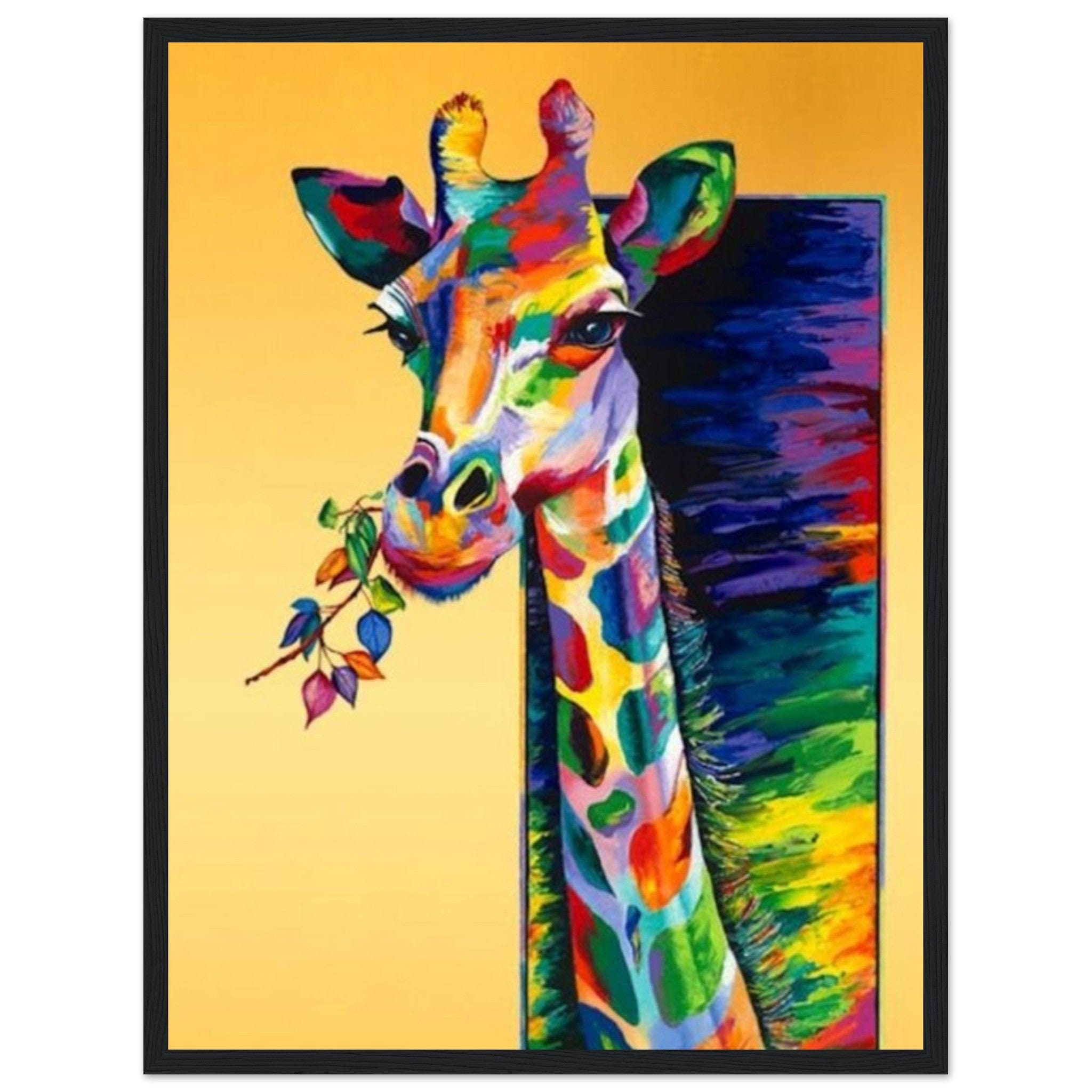 Peinture Tete De Girafe - Canvanation