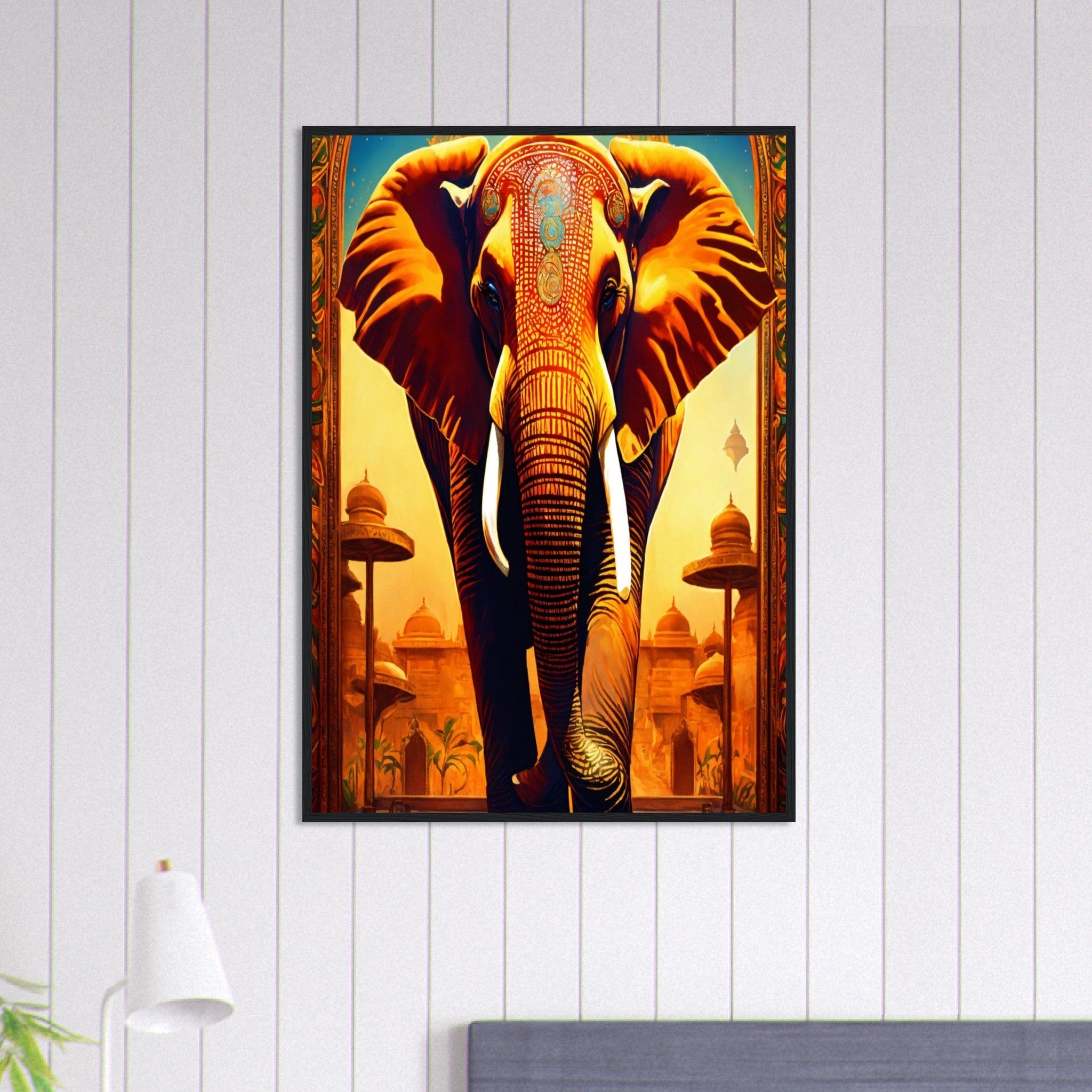 Canvanation Print Material 70x100 cm / 28x40″ Tableau Elephant Majesté De La Savane