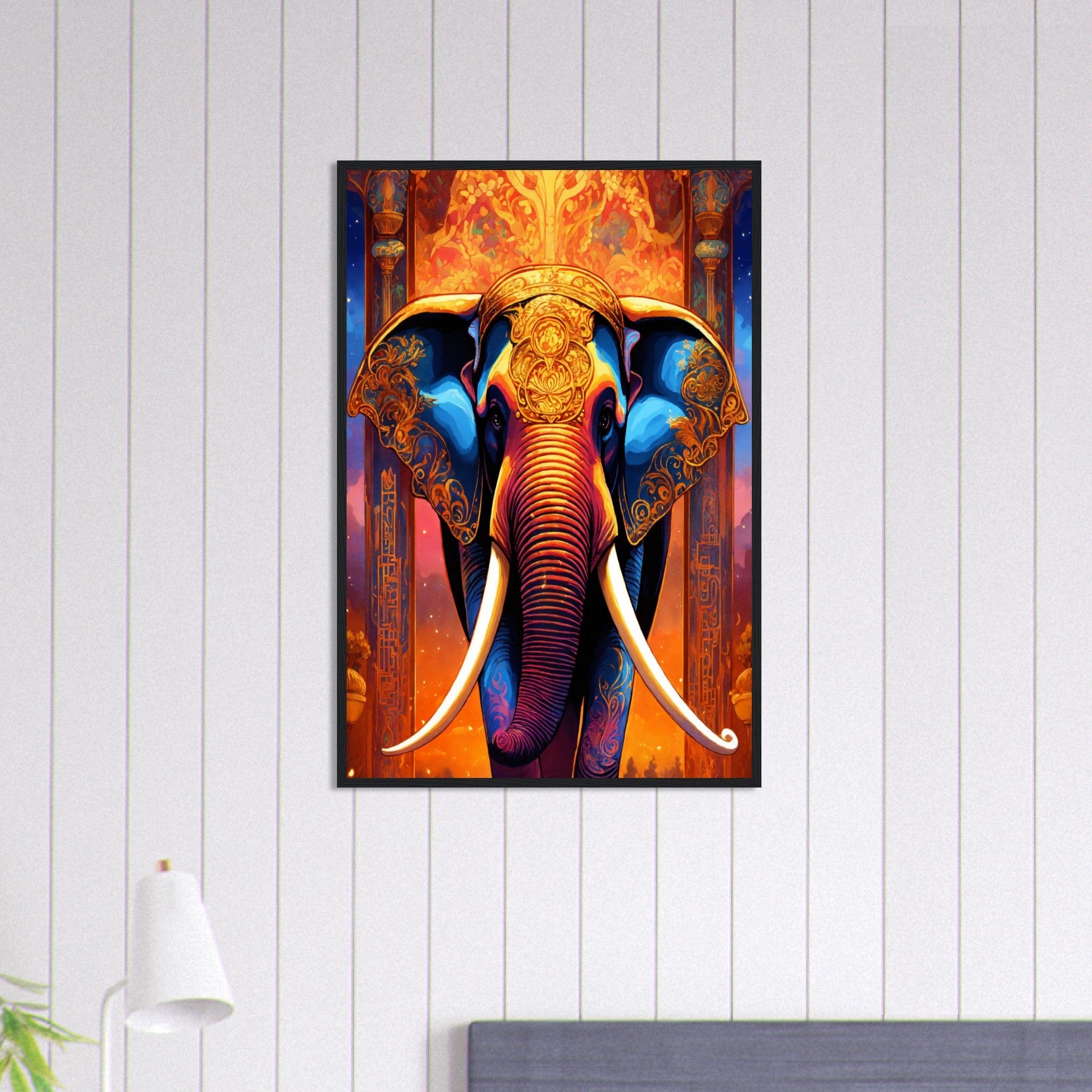 Canvanation Print Material 60x90 cm / 24x36″ Tableau Elephant Force Et Sagesse