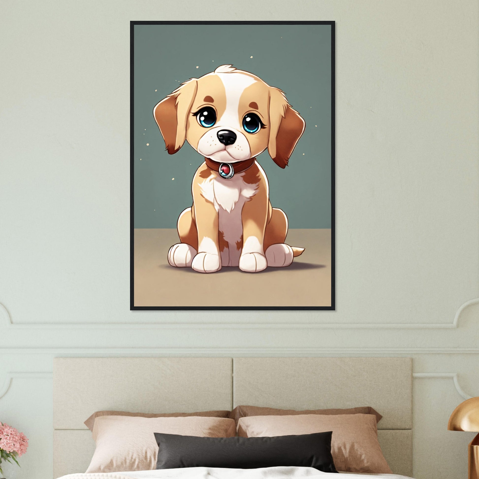 Tableau Chien Courage Et Tendresse