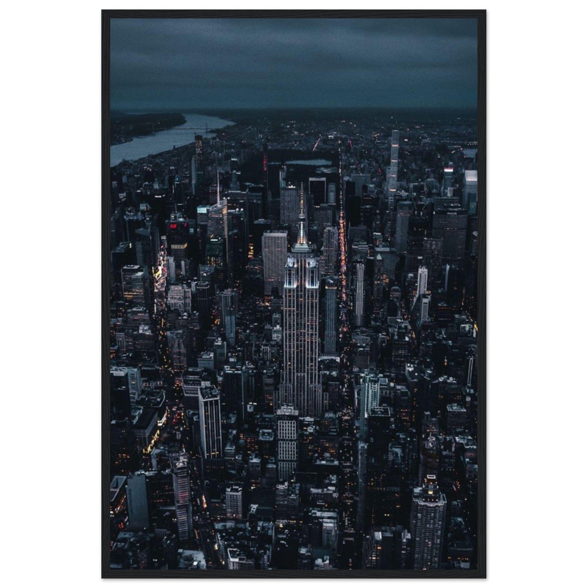 Tableau Ville New York De Nuit - Canvanation