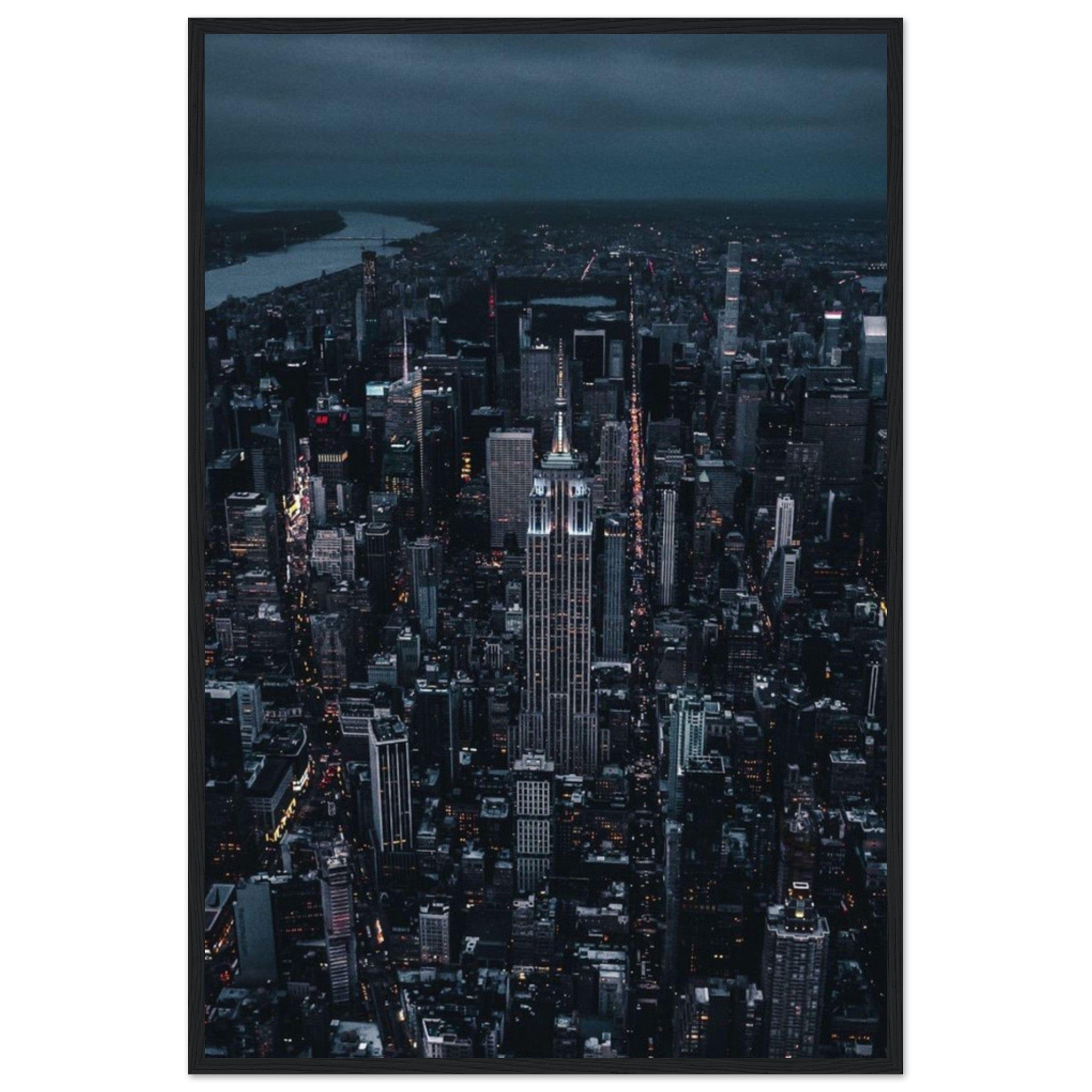 Gelato Print Material 60x90 cm / 24x36″ Tableau Ville New York De Nuit