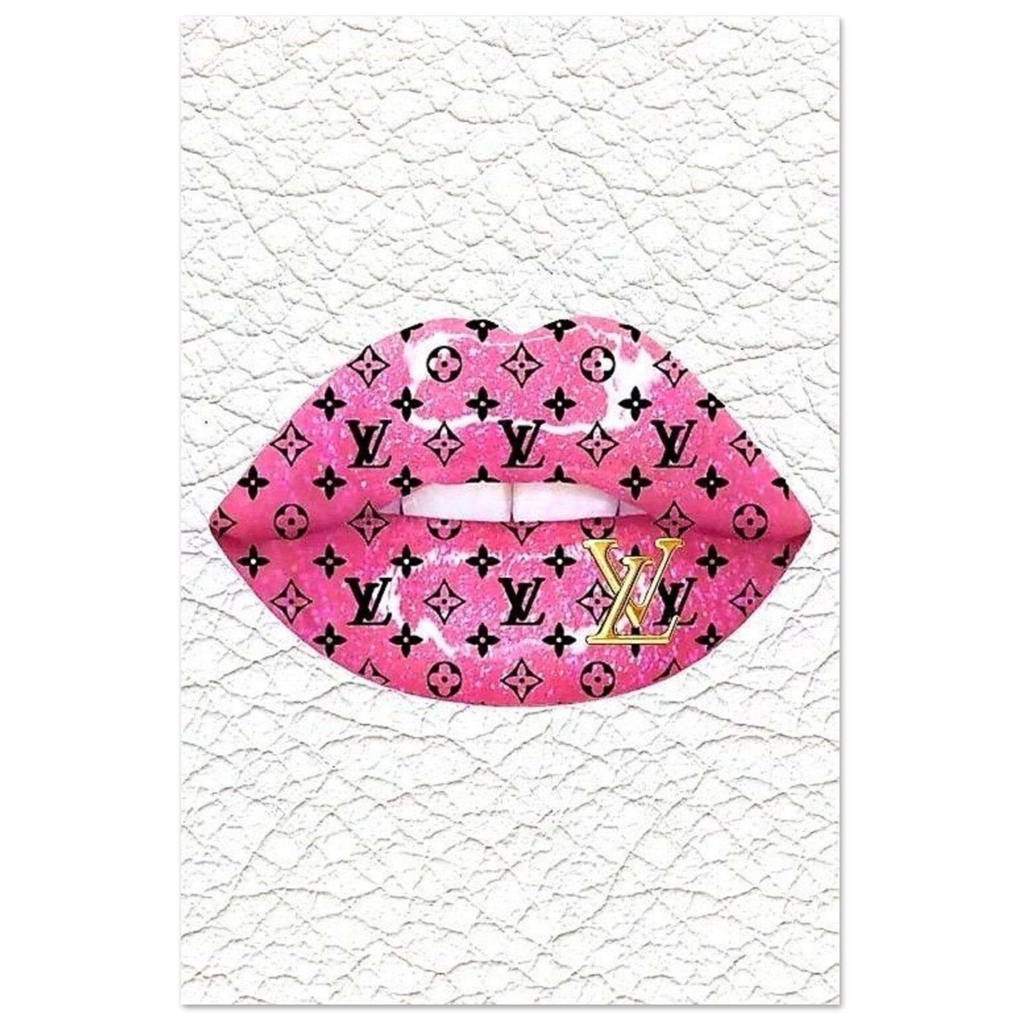 Canvanation Print Material 60x90 cm / 24x36″ Tableau Louis Vuitton Levre