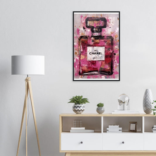 Canvanation 60x90 cm / 24x36″ / 1 Cadre Chanel Rose