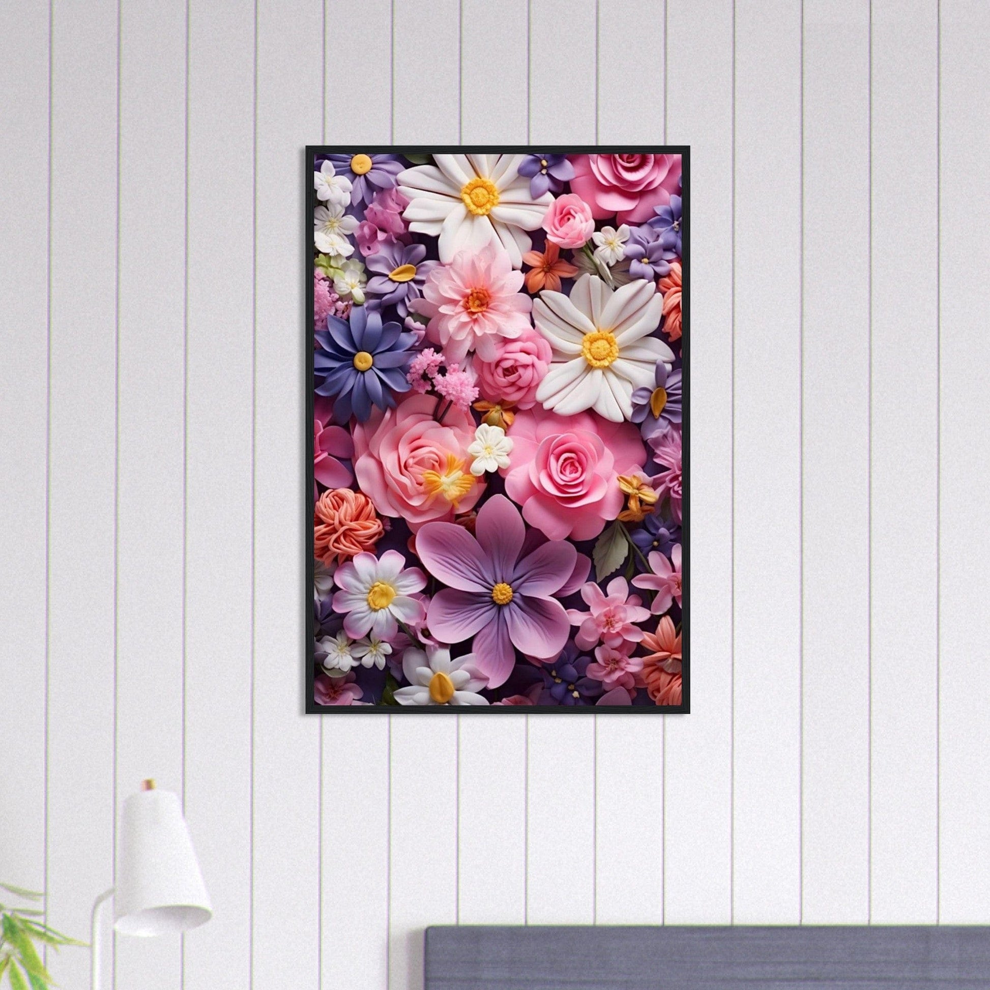 Tableau Bouquet de Fleurs Colorés Canvanation