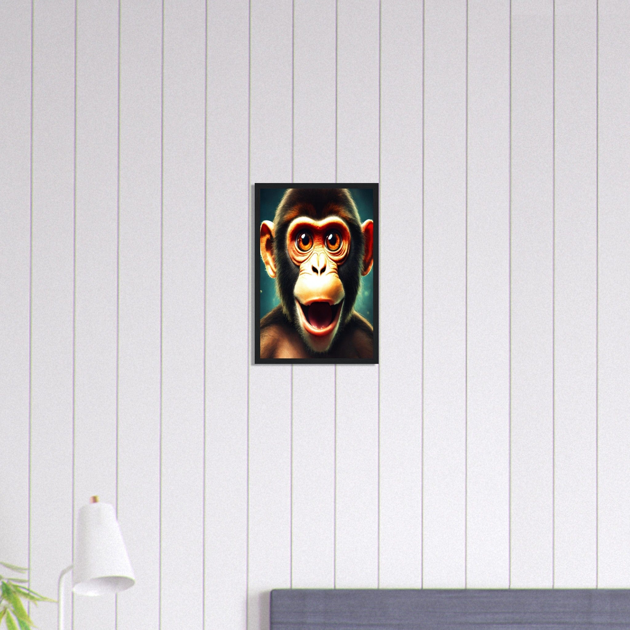 Canvanation Print Material 30x45 cm / 12x18″ Tableau Singe Dans les Yeux du Singe