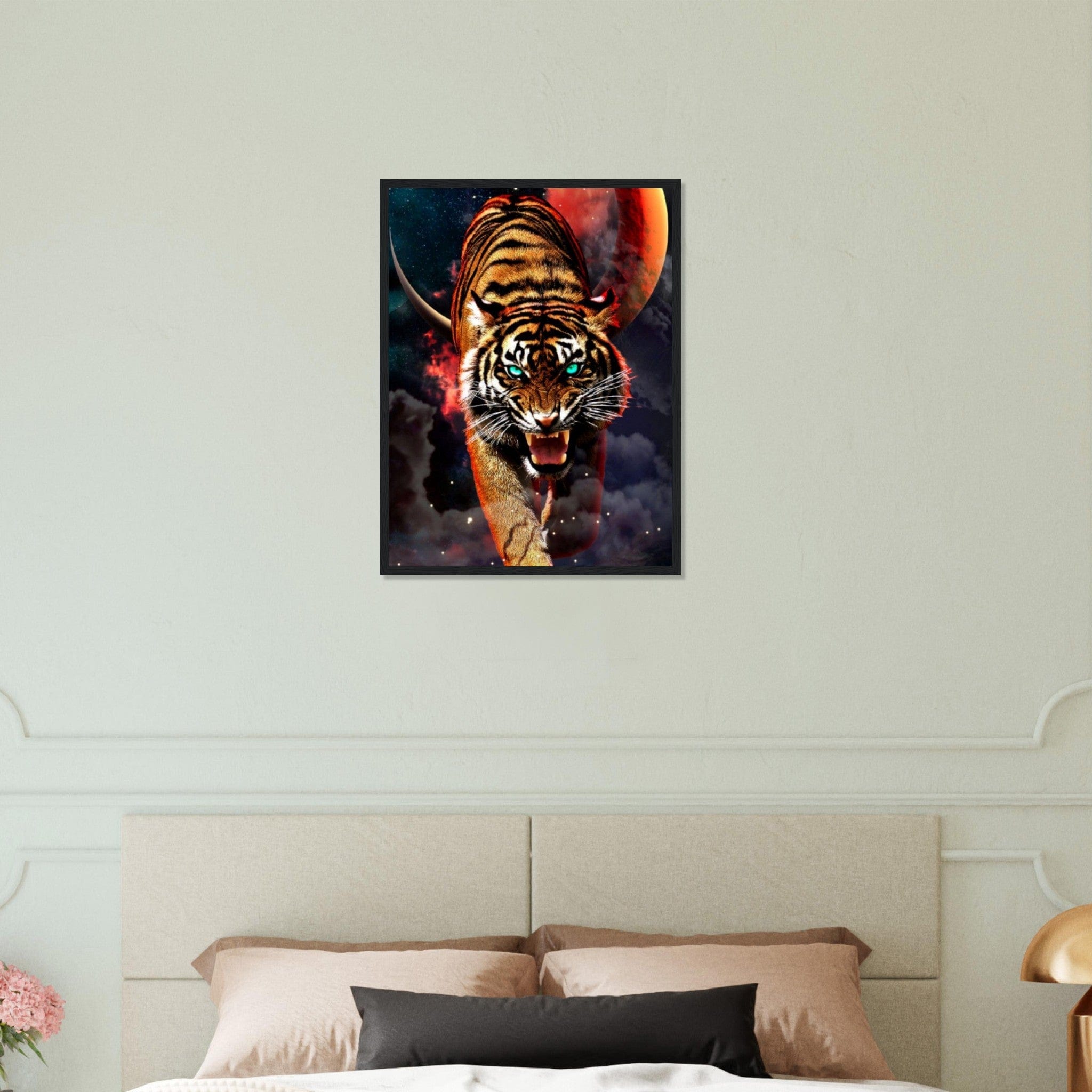 Canvanation Print Material Tableau Tigre Pop Art