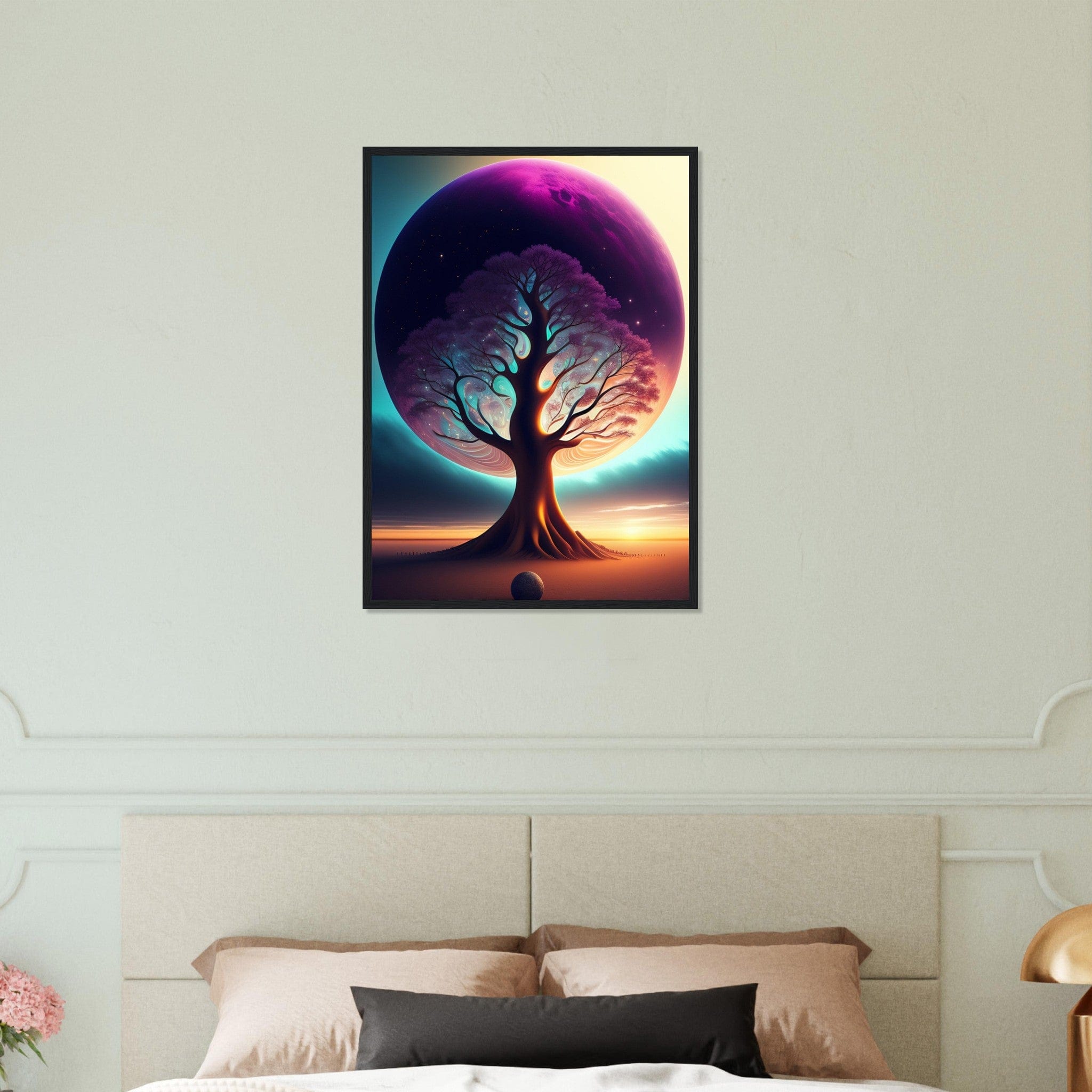 Canvanation Print Material 50x70 cm / 20x28″ Tableau L'Arbre de Vie: Un Pont Entre le Ciel et la Terre