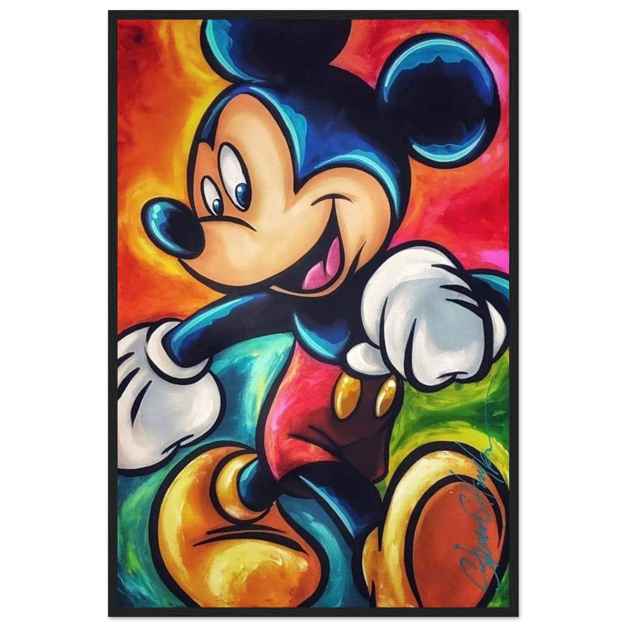 Gelato Print Material 60x90 cm / 24x36″ Tableau Mickey Vintage