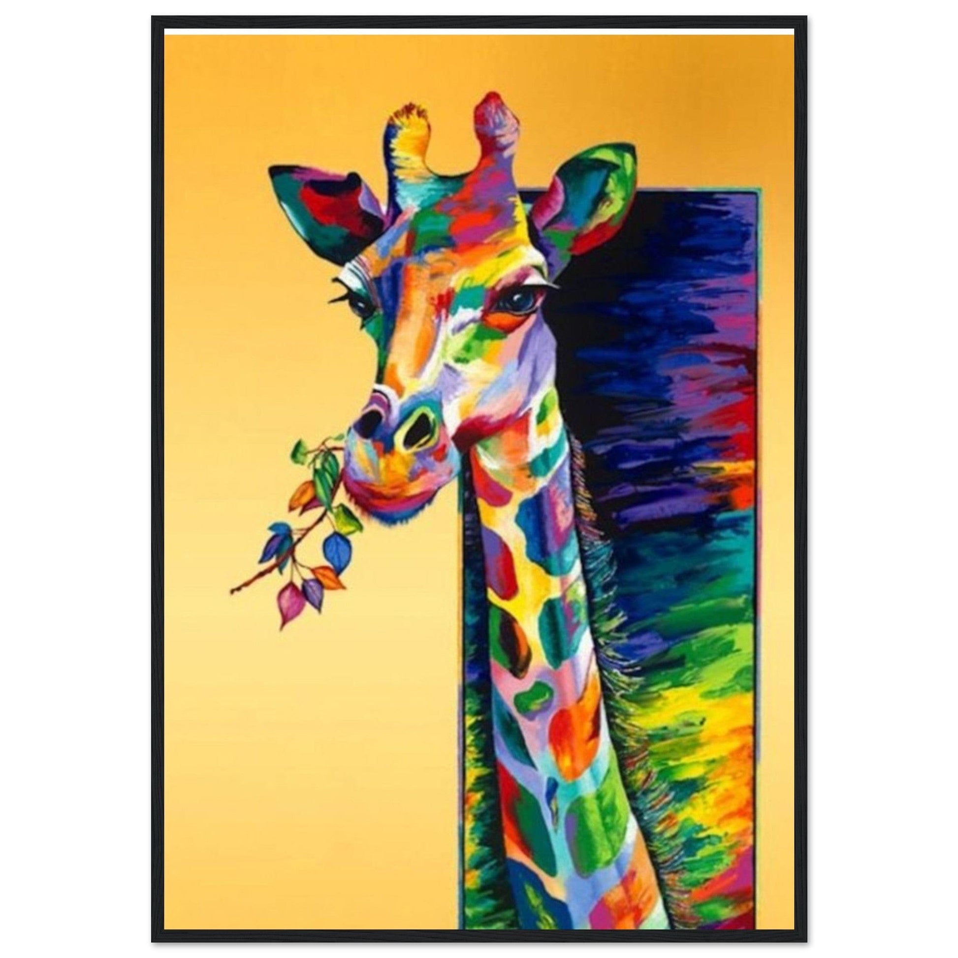 Peinture Tete De Girafe - Canvanation