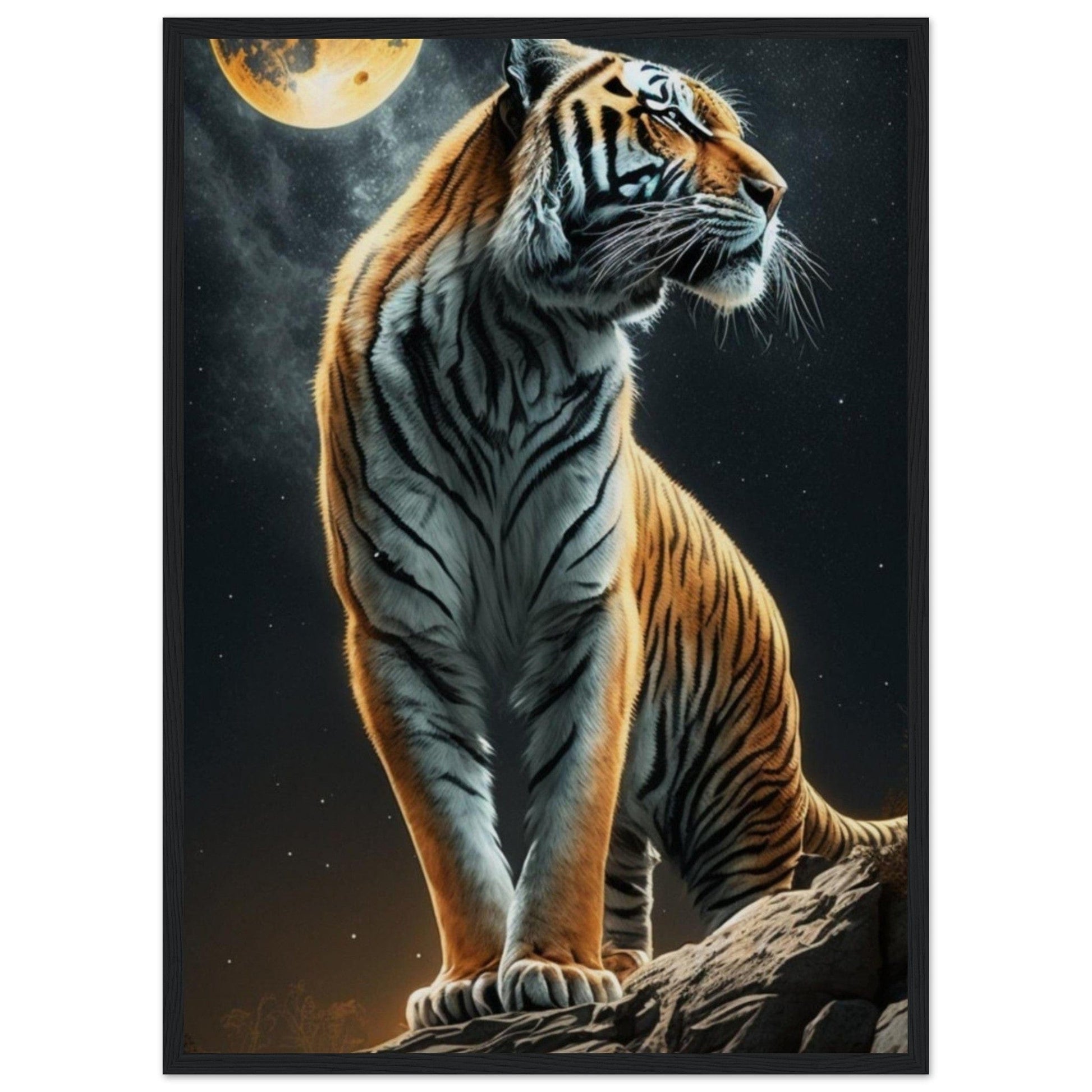 Tableau Tigre Couleur - Canvanation