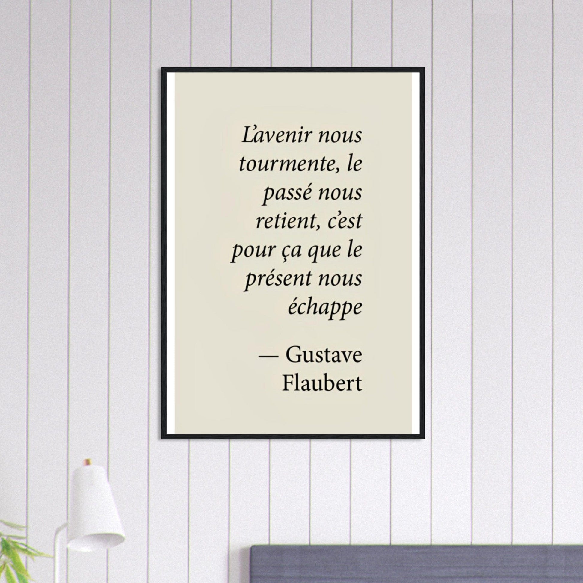 Tableau Citation Gustave Flaubert Canvanation