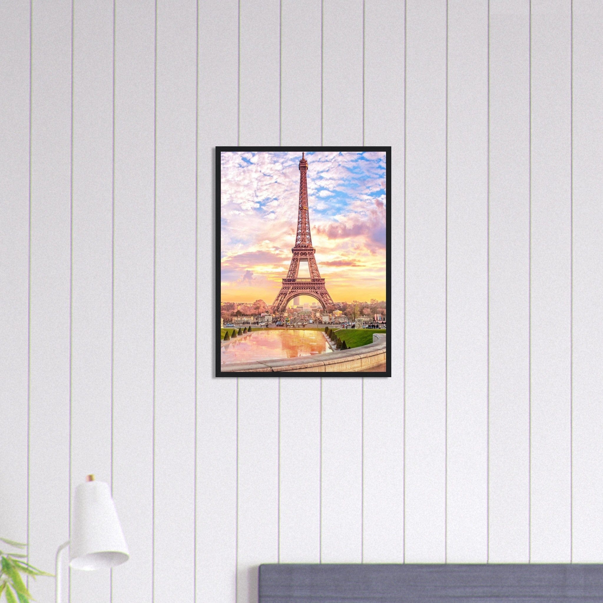 Canvanation Print Material Tableau Paris Tour Eiffel Ensoleillé