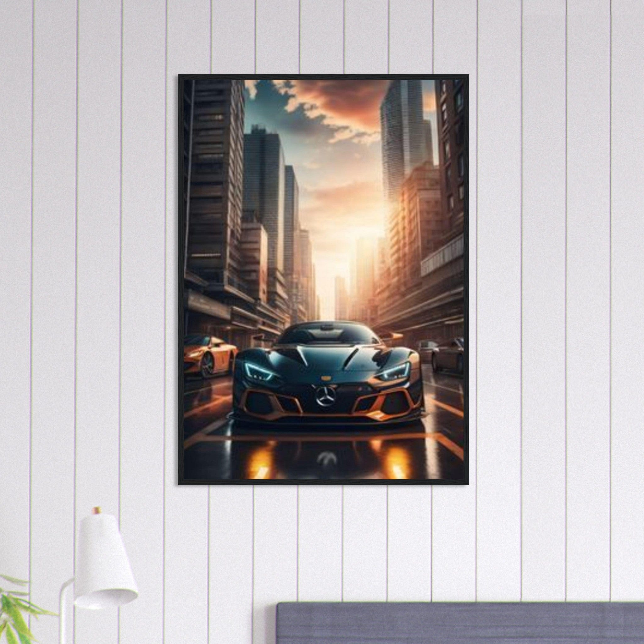 Canvanation Print Material 70x100 cm / 28x40″ Tableau Voiture Mercedes Gt Supersport