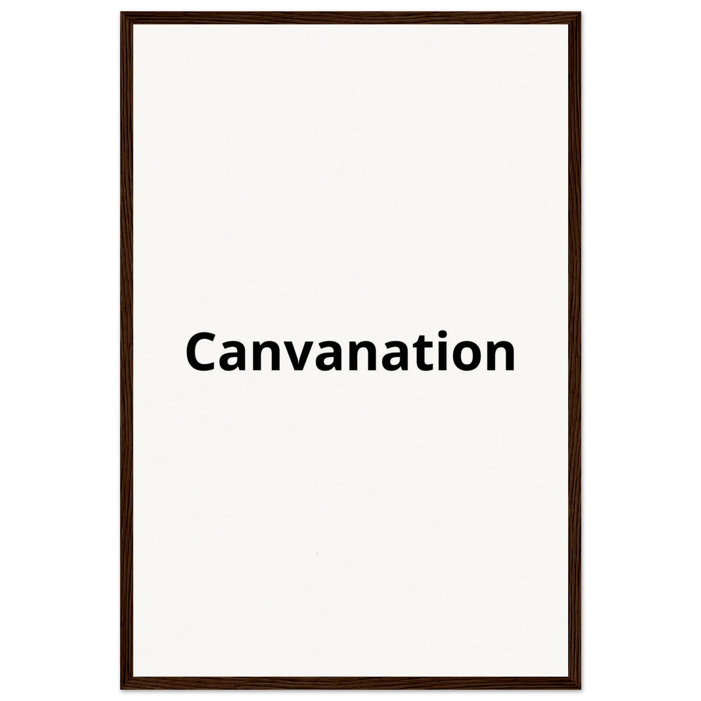 Canvanation Print Material 40x60 cm / 16x24″ / Cadre en bois foncé Tableau Personnalisé