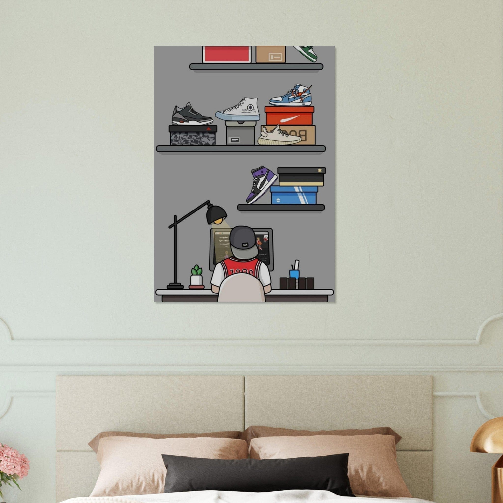 Tableau Sneaker Chambre