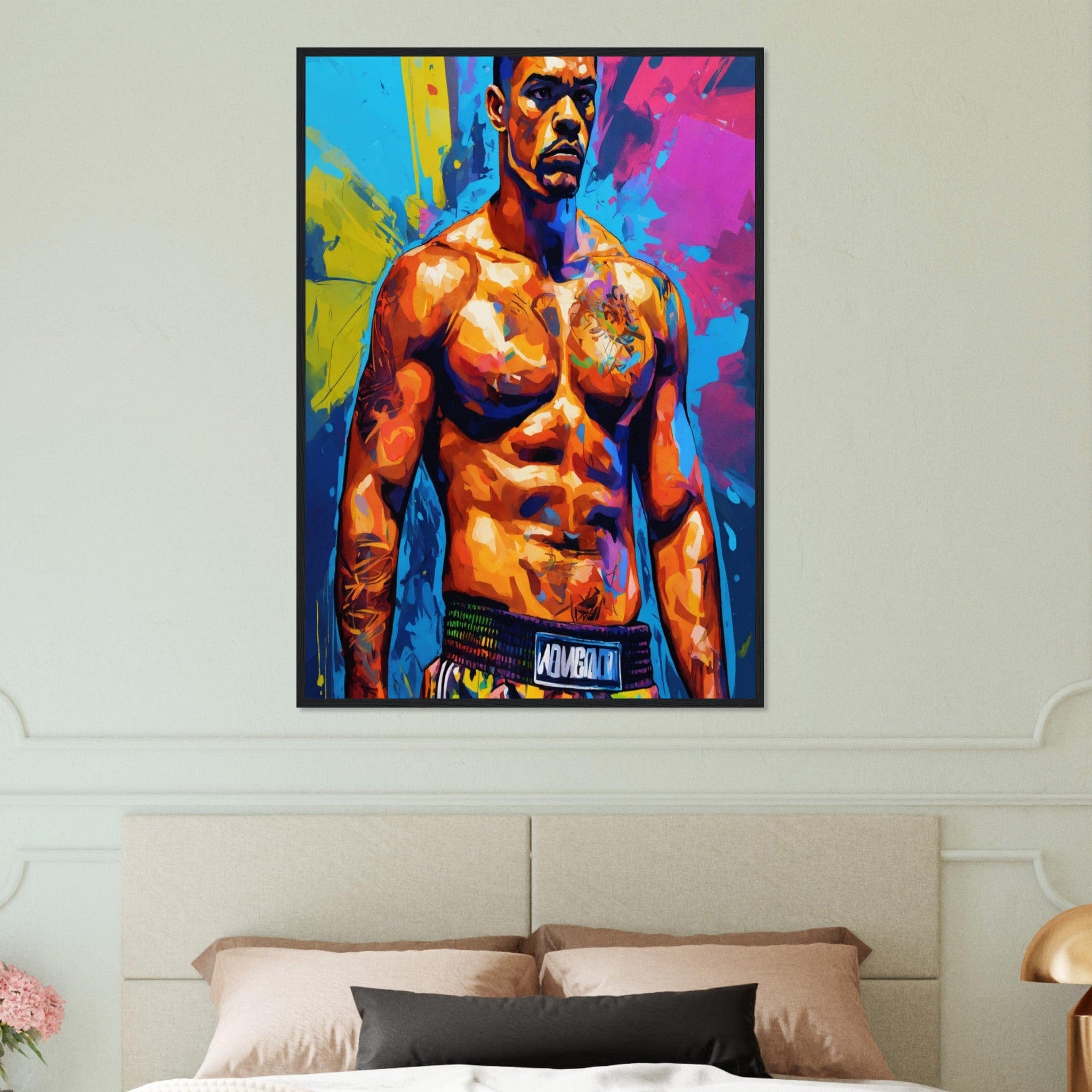 Canvanation Print Material 70x100 cm / 28x40″ Tableau Boxe Liam