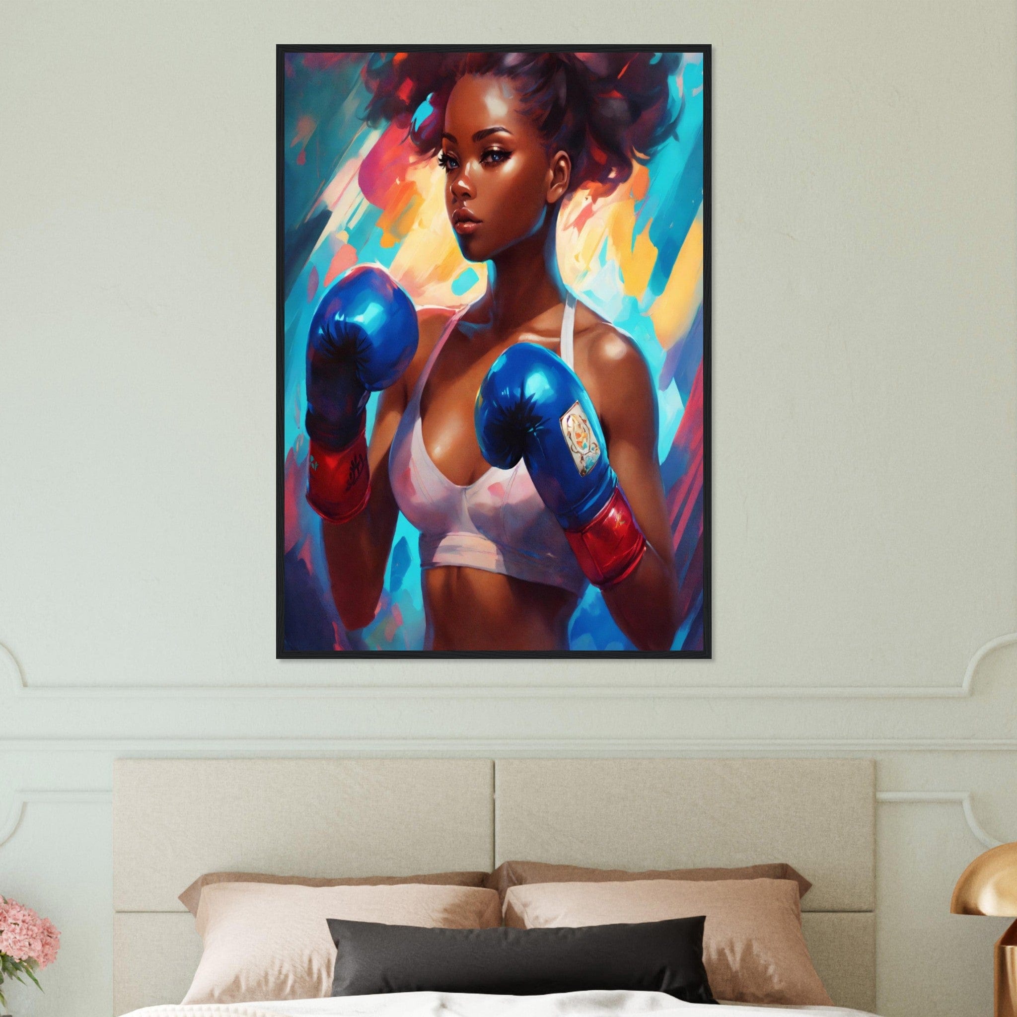 Canvanation Print Material 70x100 cm / 28x40″ Tableau Boxe Juliette