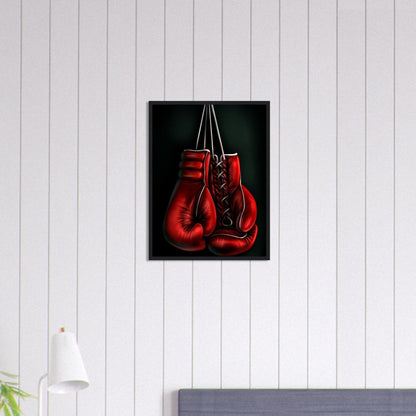 Tableau Boxe Gants Dessin Canvanation