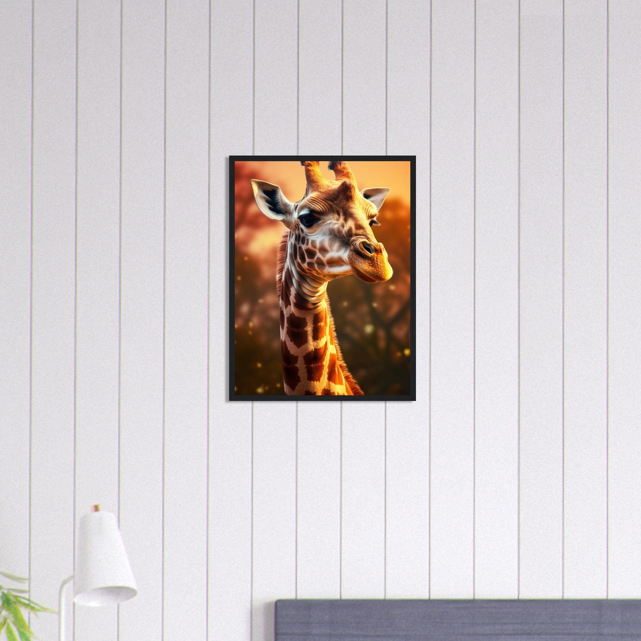 Gelato Print Material Tableau Girafe Long