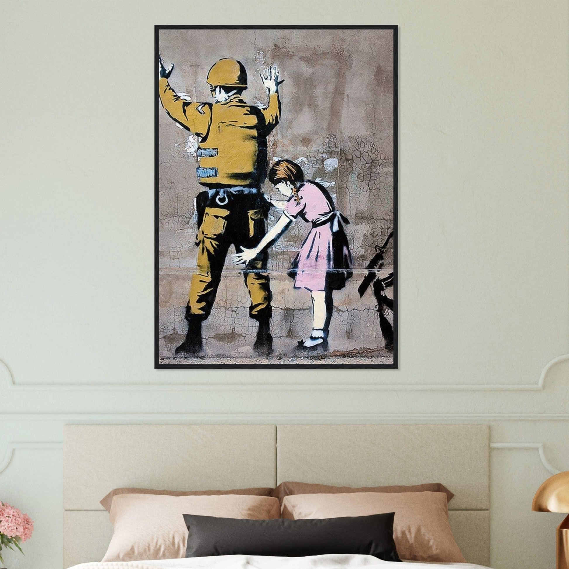 Tableau Banksy Avec Cadre