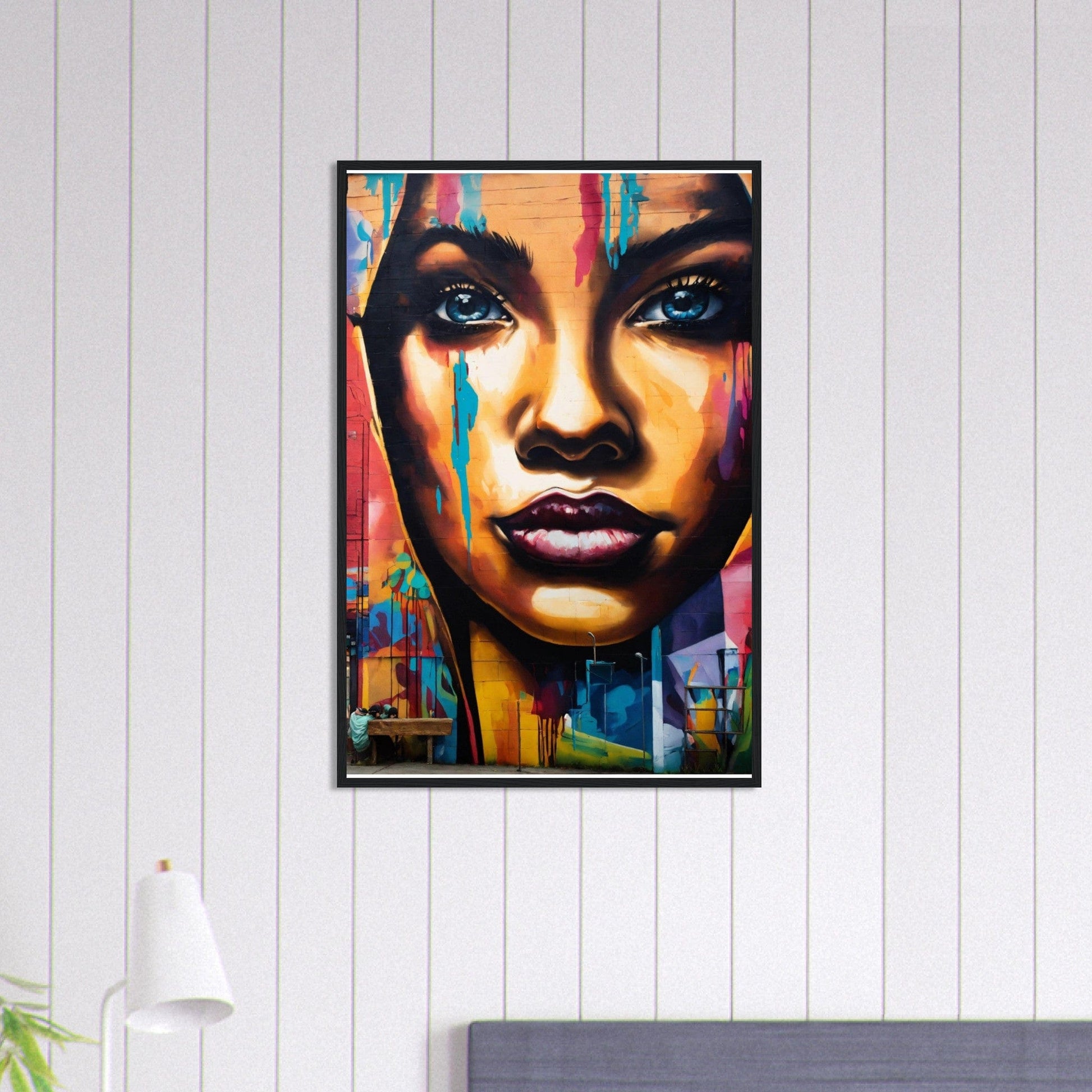 Tableau Art Street Femme Peinture Canvanation