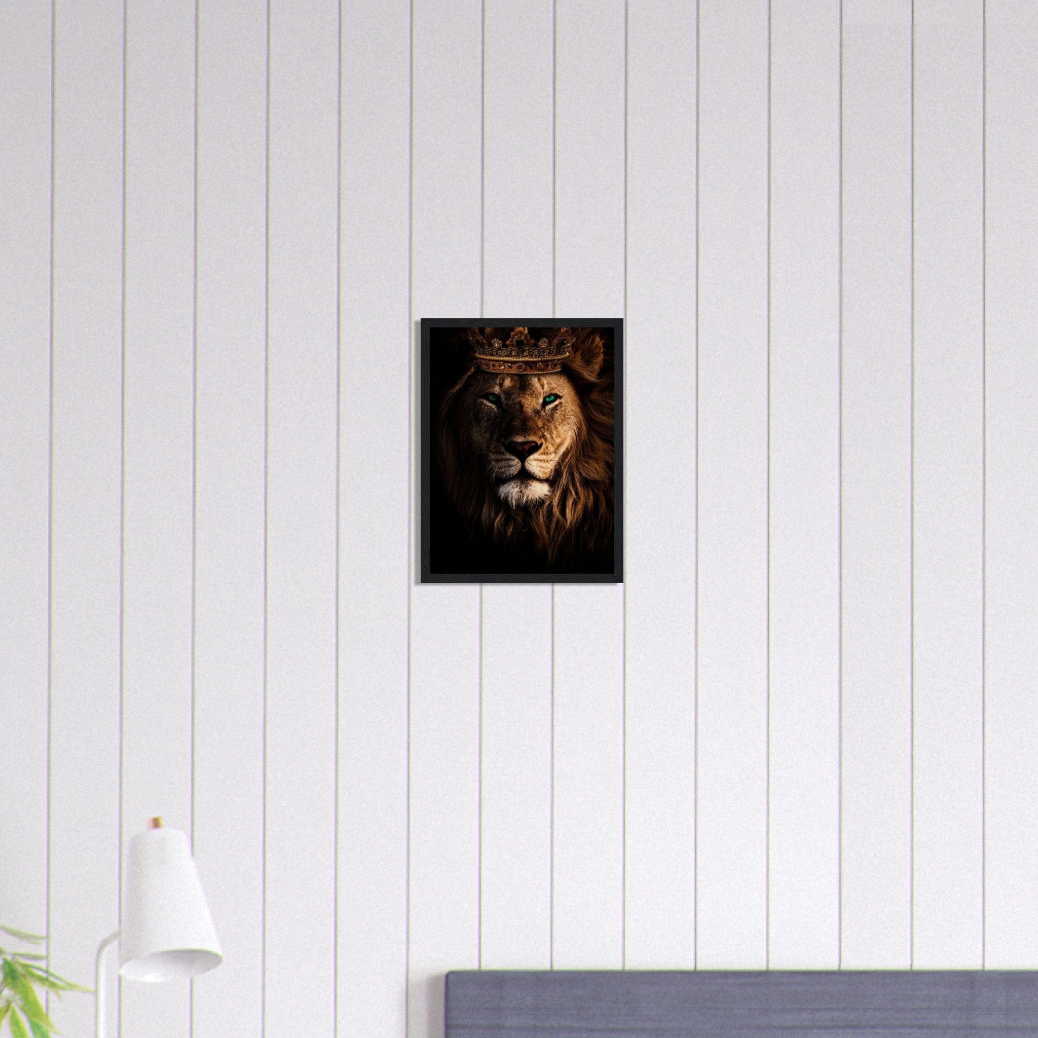 Canvanation Print Material 30x40 cm / 12x16″ Tableau Lion Couleur