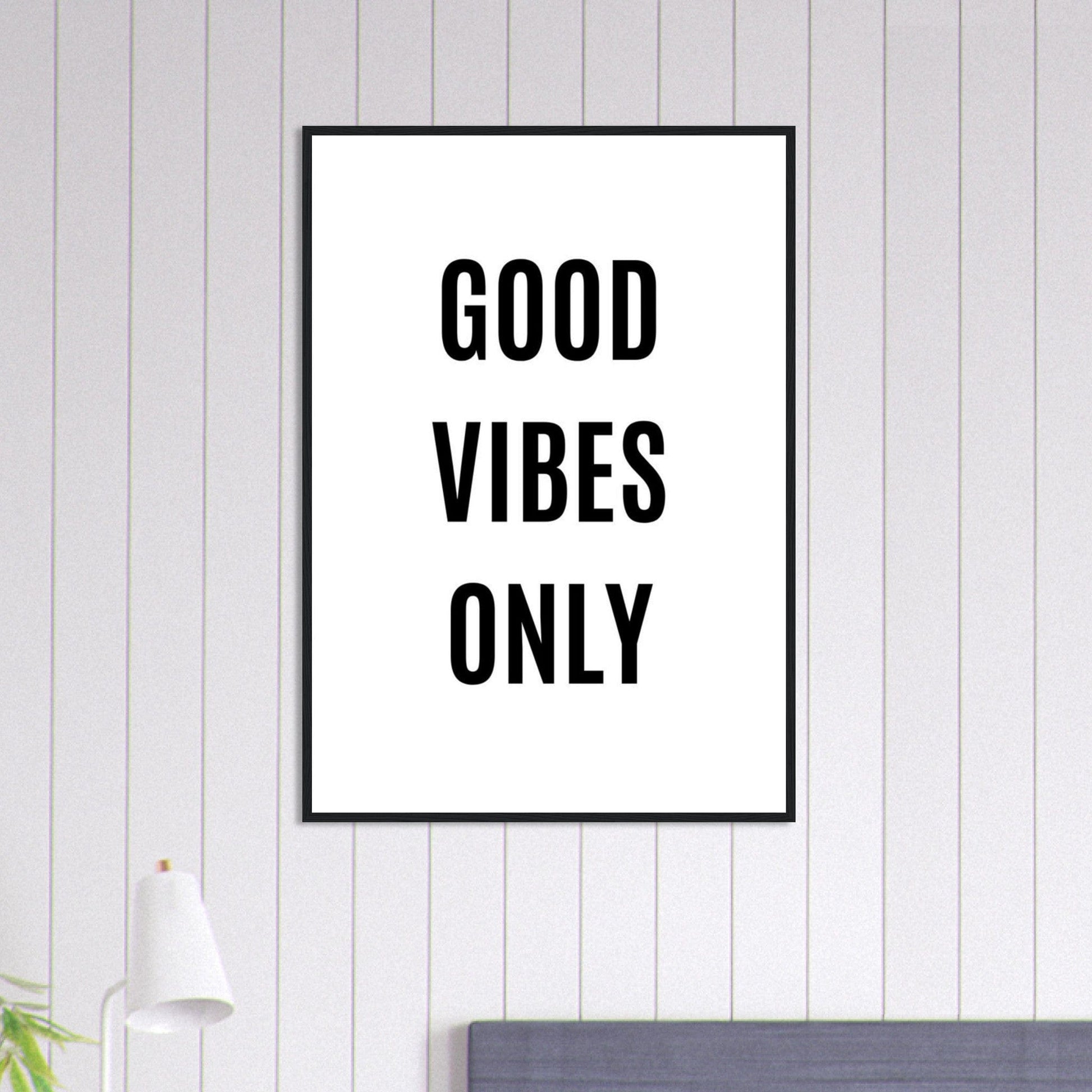 Tableau Citation Good Vibes Only Motivation Canvanation