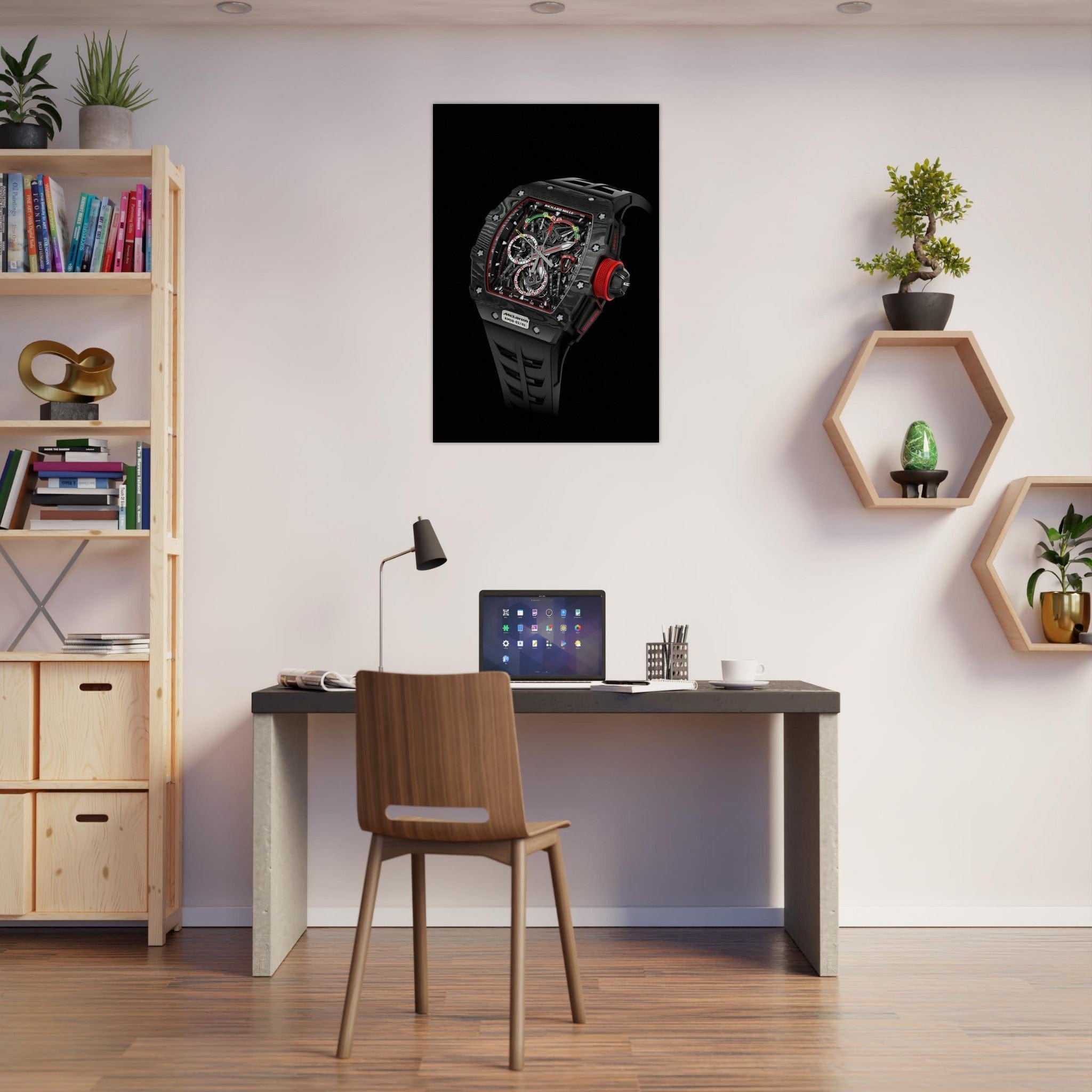 Canvanation Print Material Poster Richard Mille Montre Noir