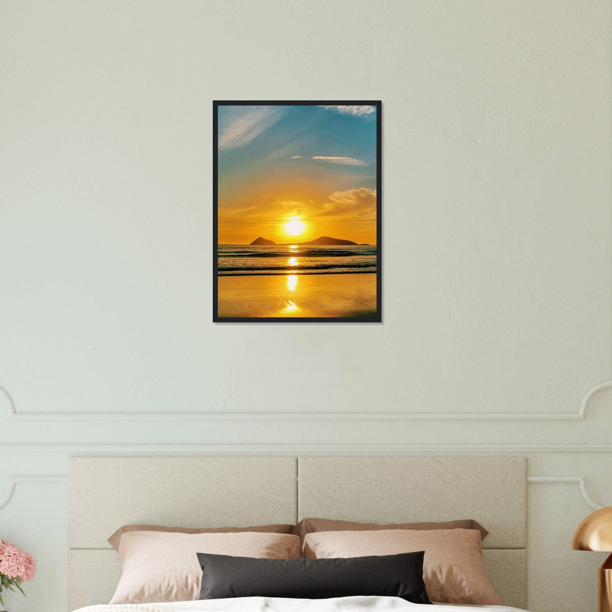 Peinture Paysage Coucher De Soleil