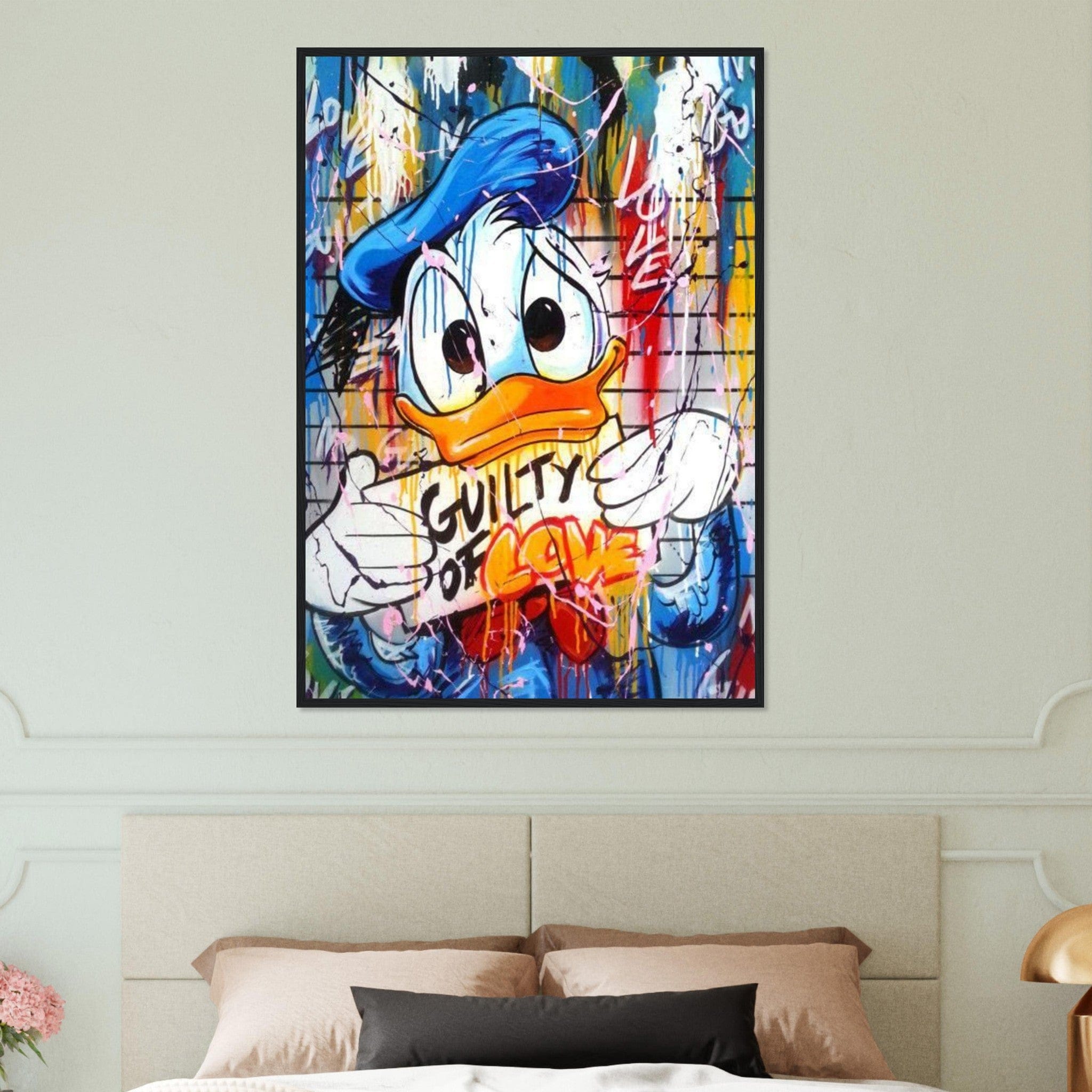 Canvanation Print Material Tableau Street Art Donald Duck