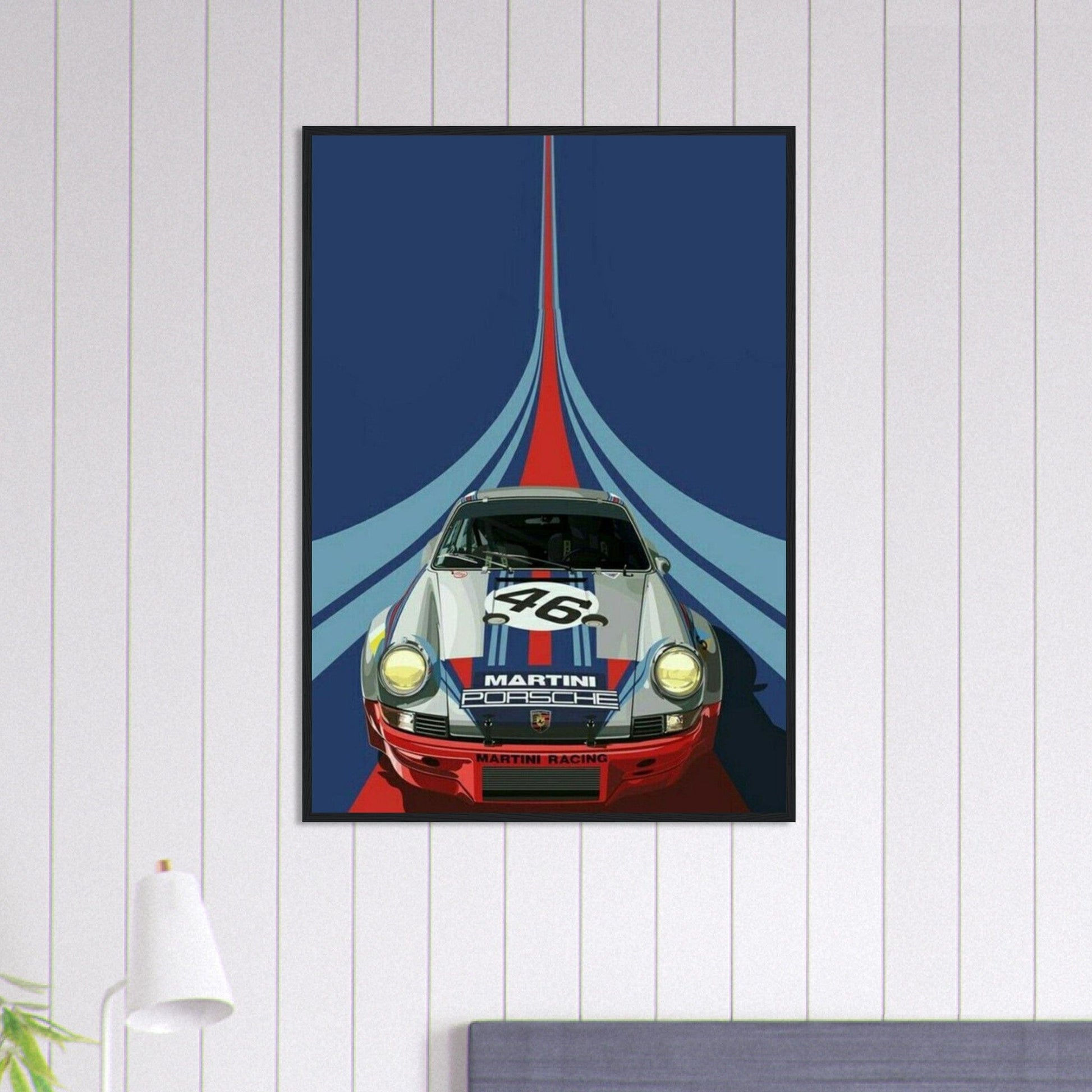 Tableau Porsche Martini Canvanation