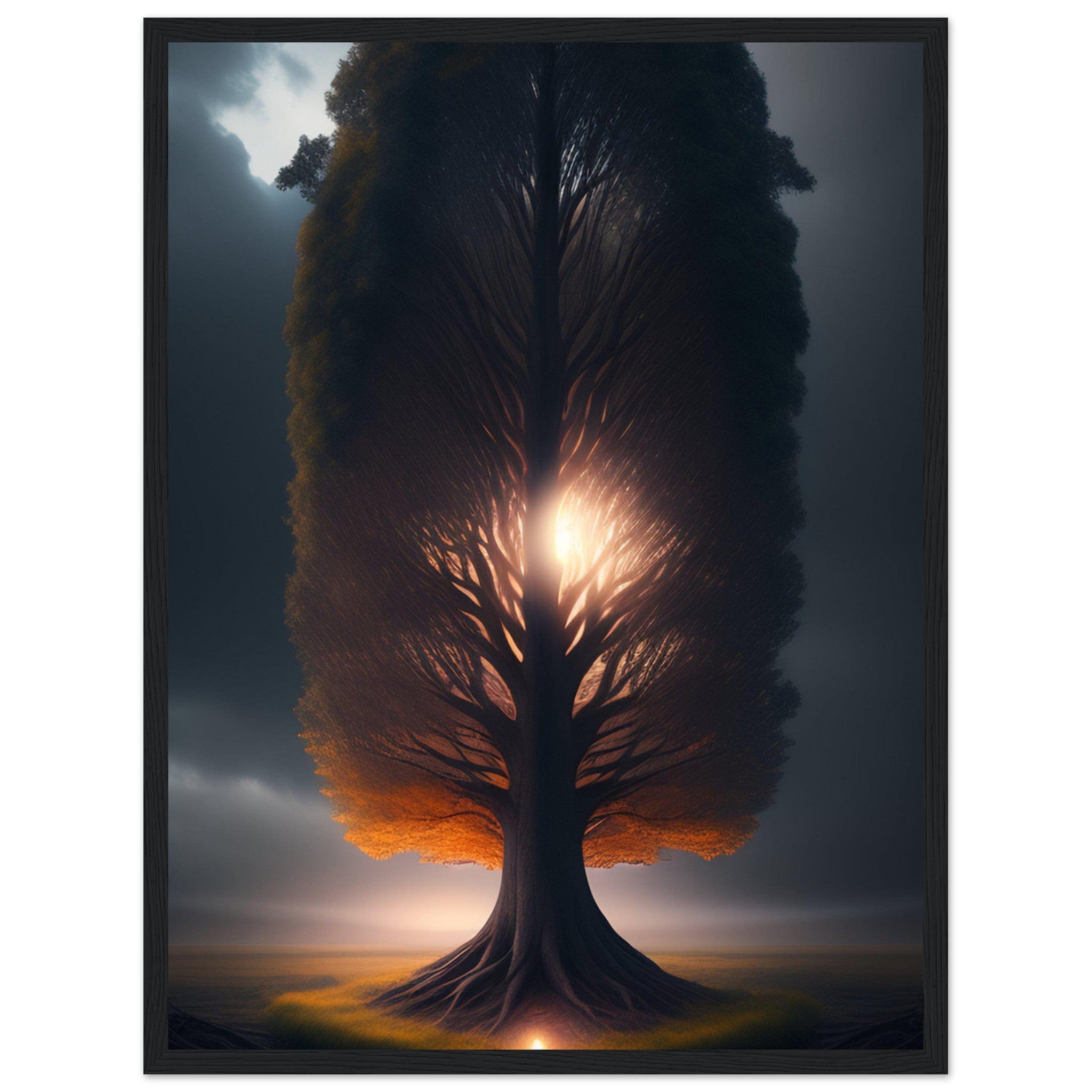 Canvanation Print Material Tableau Arbre De Vie Symbiose Urbaine