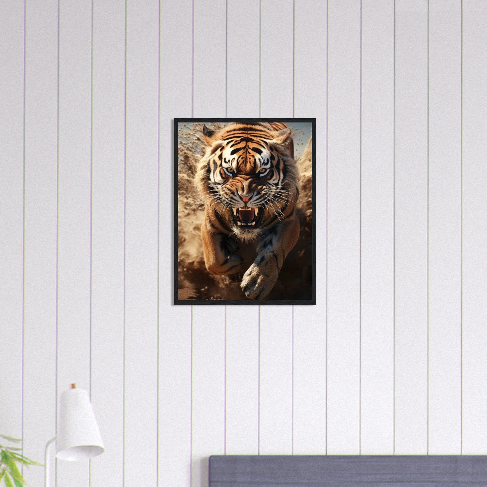 Canvanation Print Material 45x60 cm / 18x24″ Tableau Tigre Sable