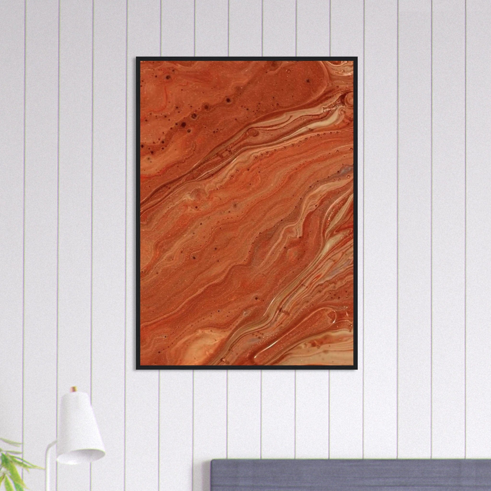 Canvanation Print Material 70x100 cm / 28x40″ Tableau Terracotta Crépuscule en Terre Cuite