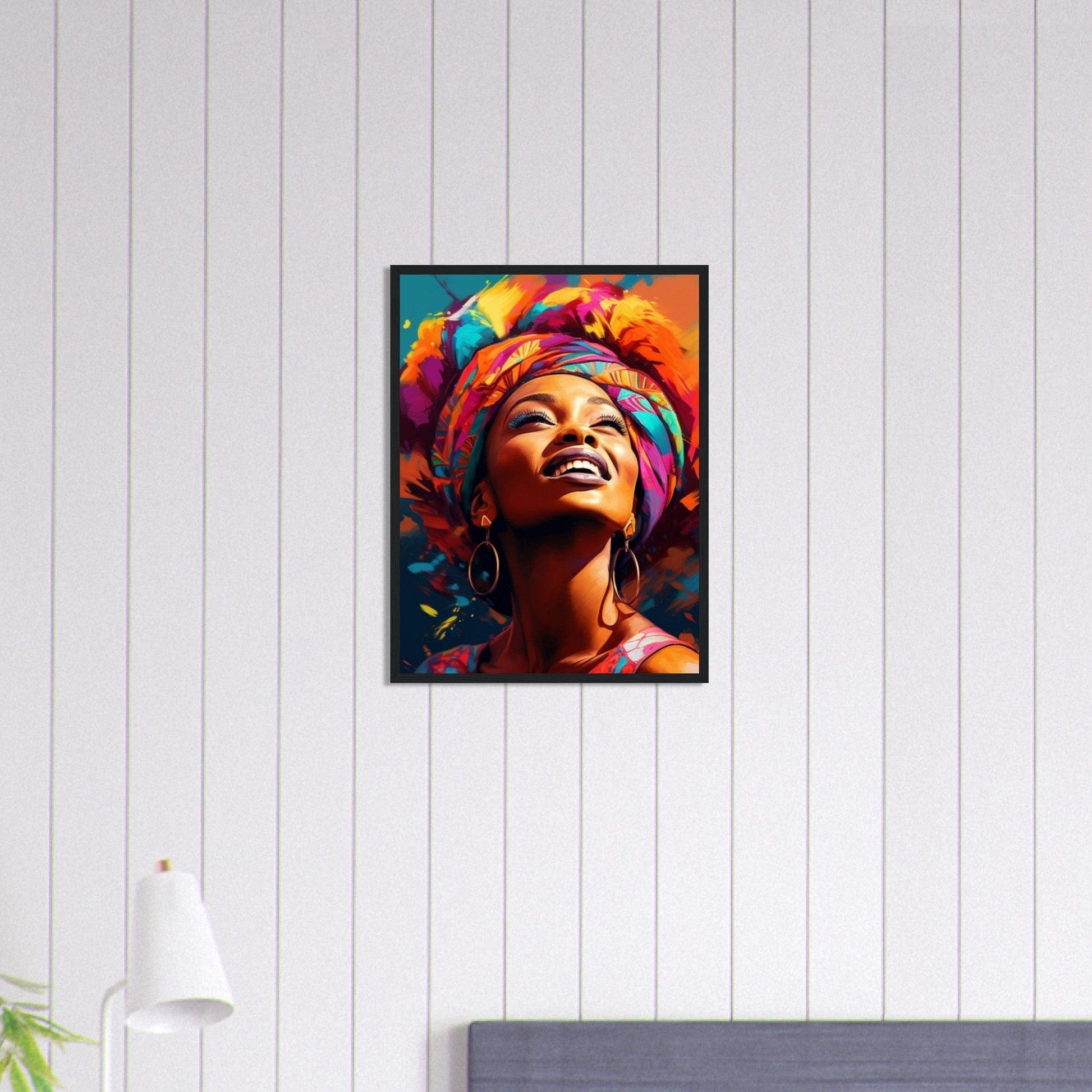 Tableau Femme Africaine Couleur Canvanation