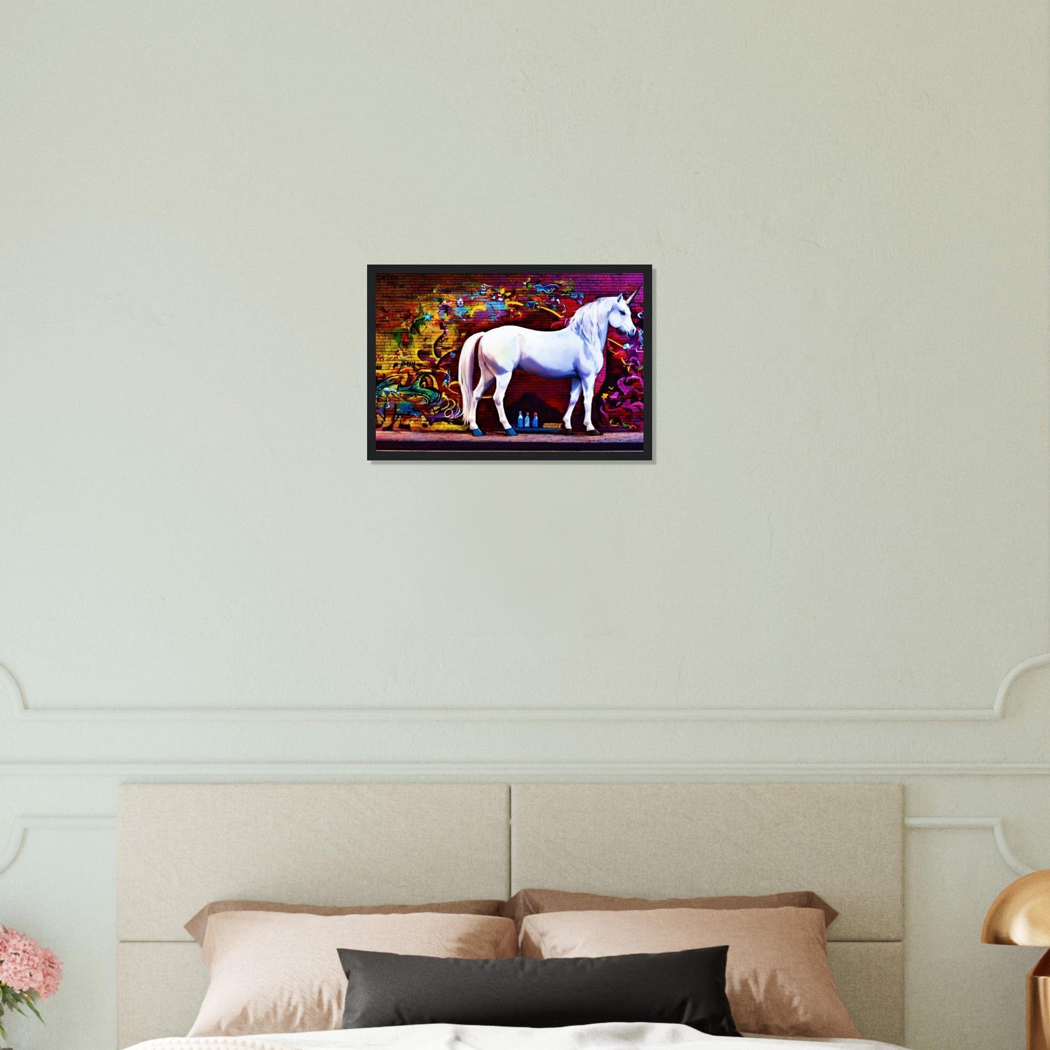 Canvanation Print Material Tableau Animaux Street Art Licorne