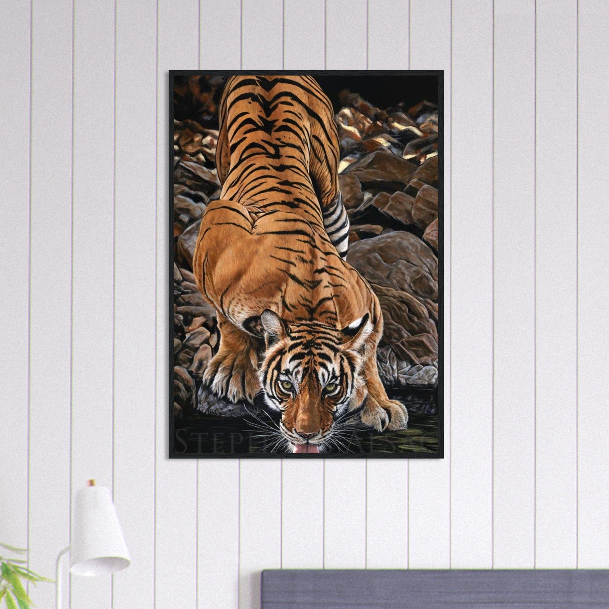 Canvanation Print Material 70x100 cm / 28x40″ Tableau Tigre Jungle