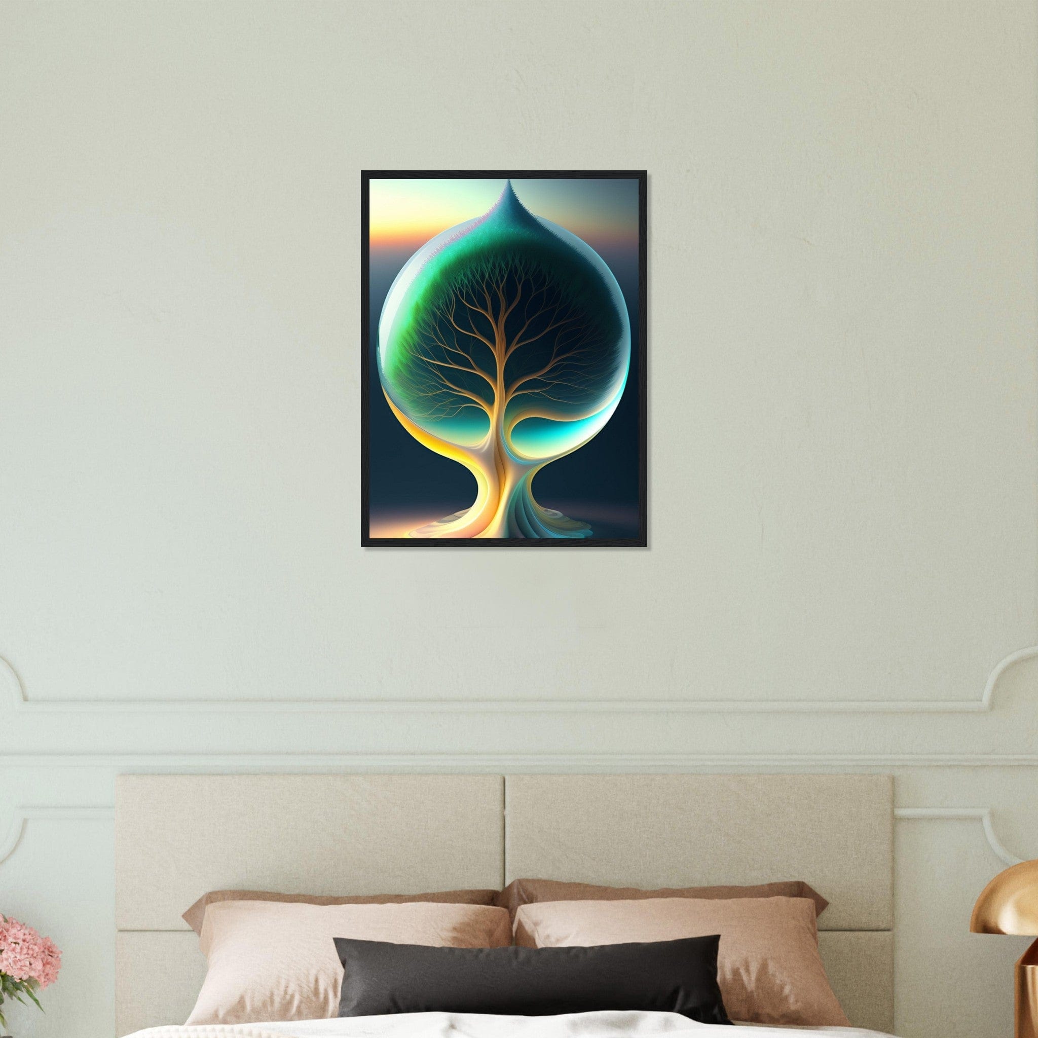 Canvanation Print Material 45x60 cm / 18x24″ Tableau Abstrait Arbre De Vie